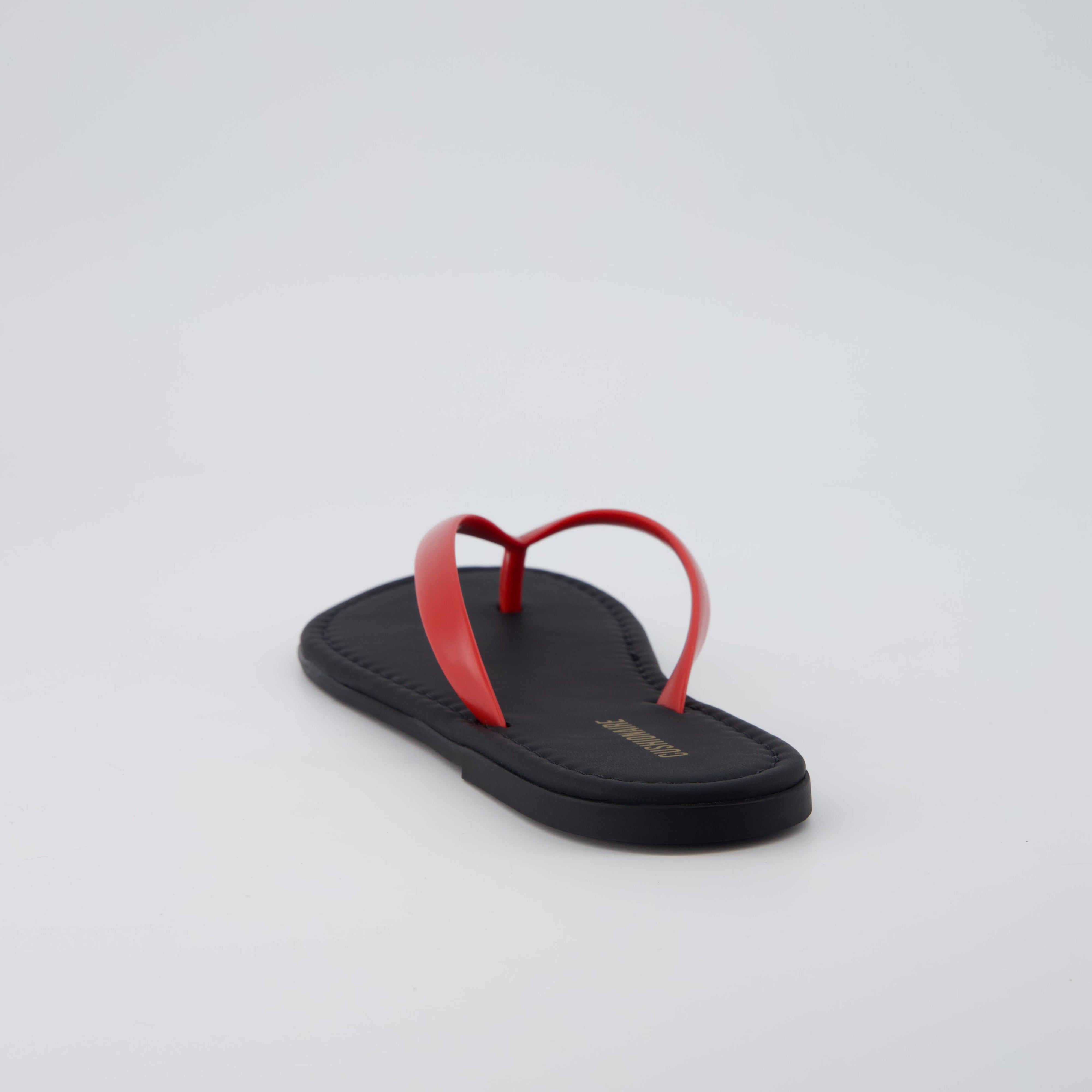 Surf Jelly Flip Flops Red Medium