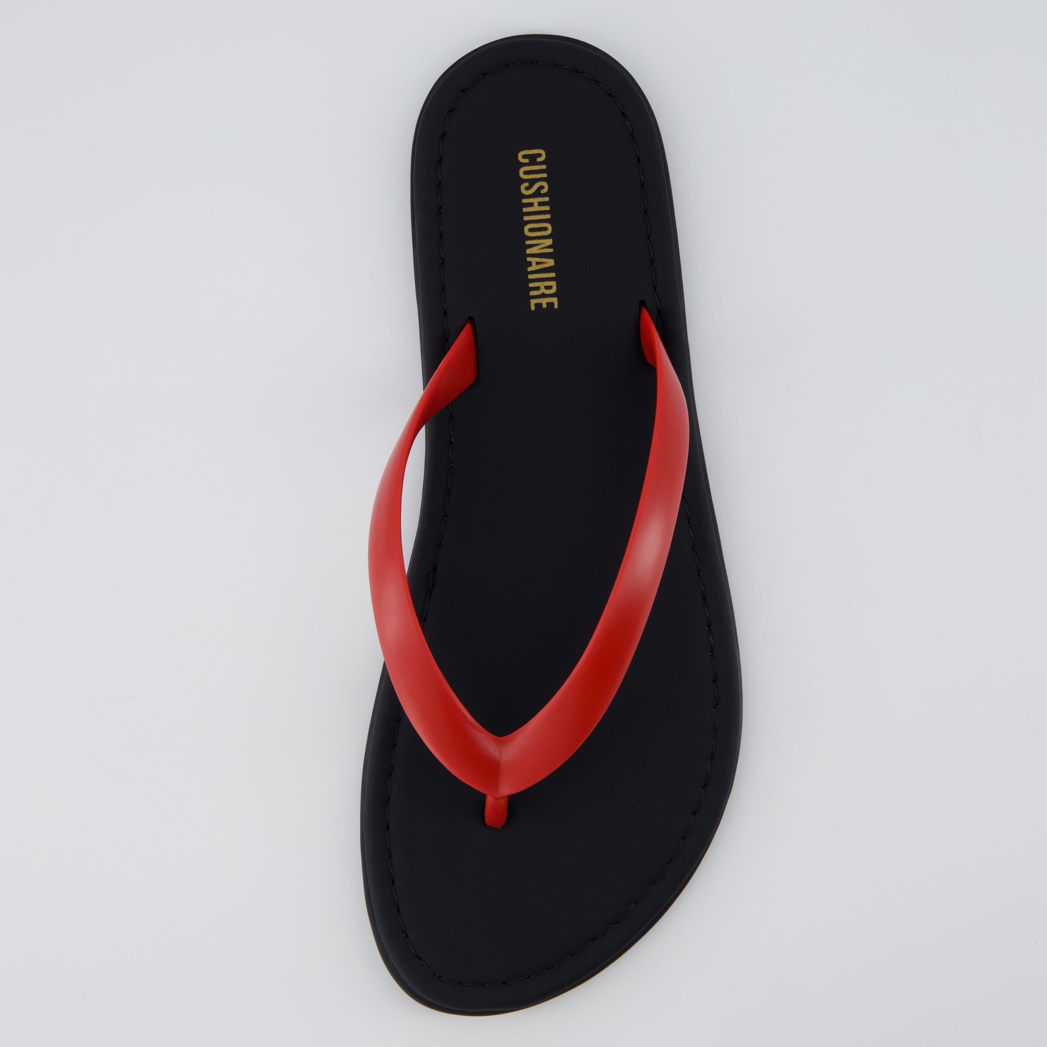 Surf Jelly Flip Flops Red Medium