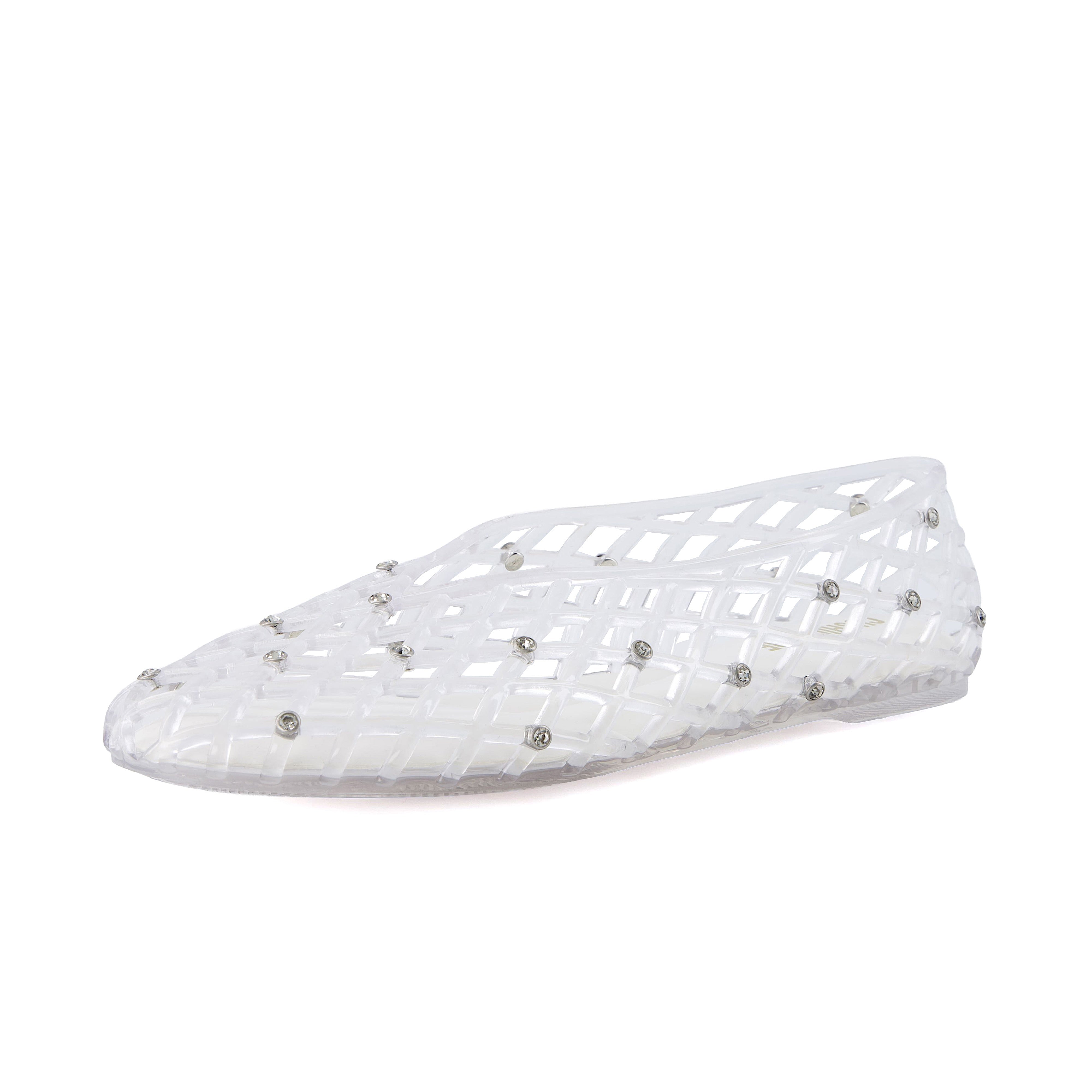 Sweets Ballet Jelly Flats CLEAR Medium