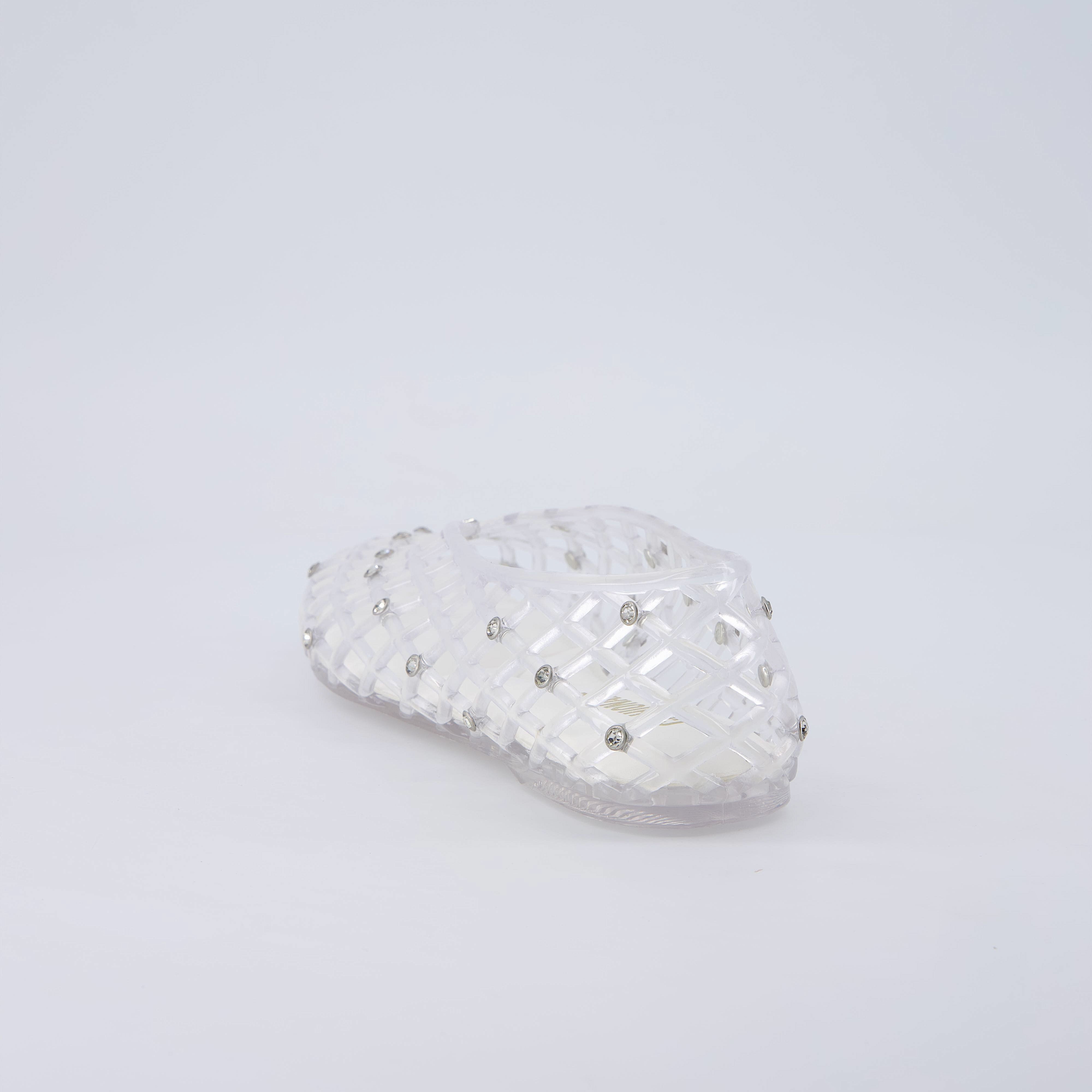 Sweets Ballet Jelly Flats CLEAR Medium