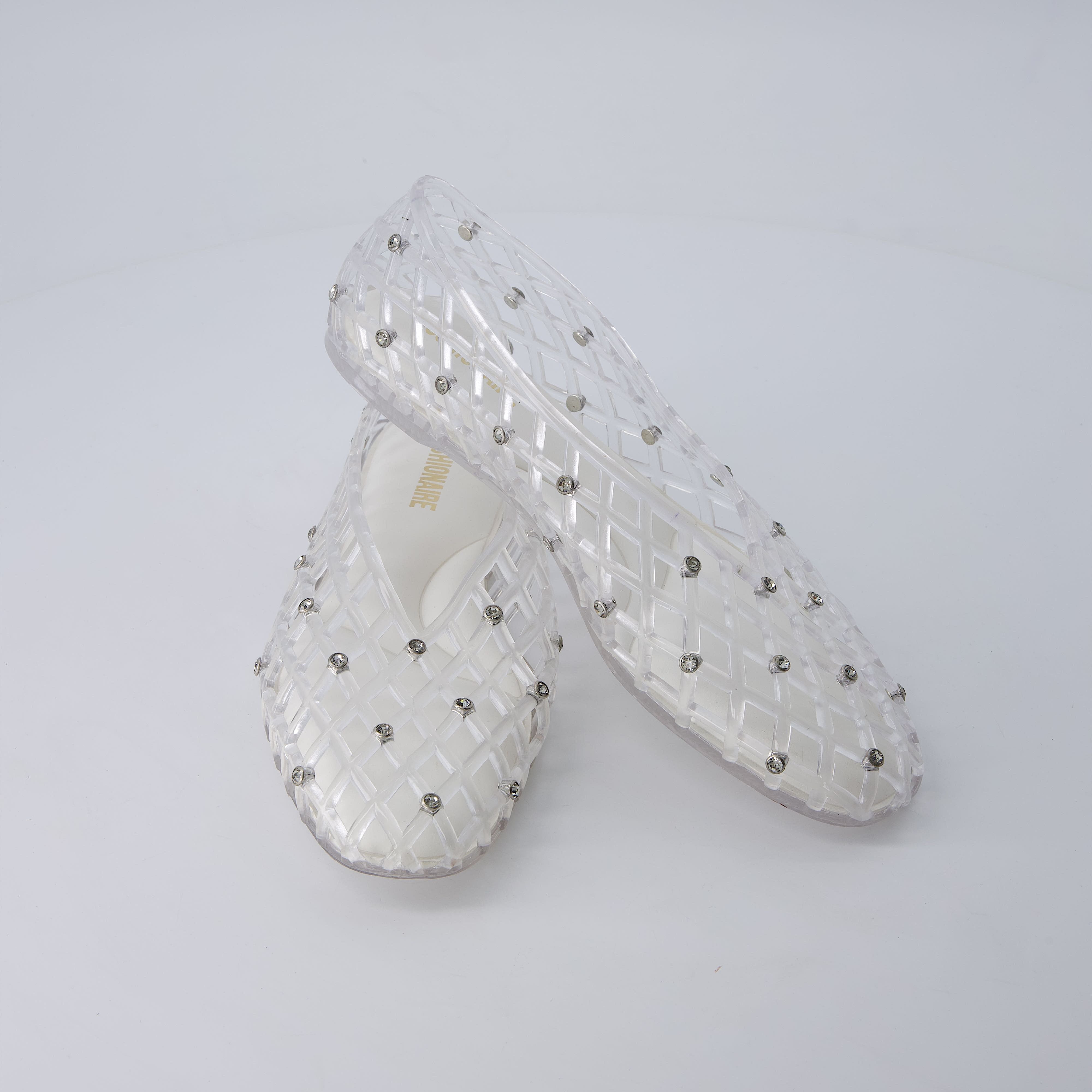 Sweets Ballet Jelly Flats CLEAR Medium