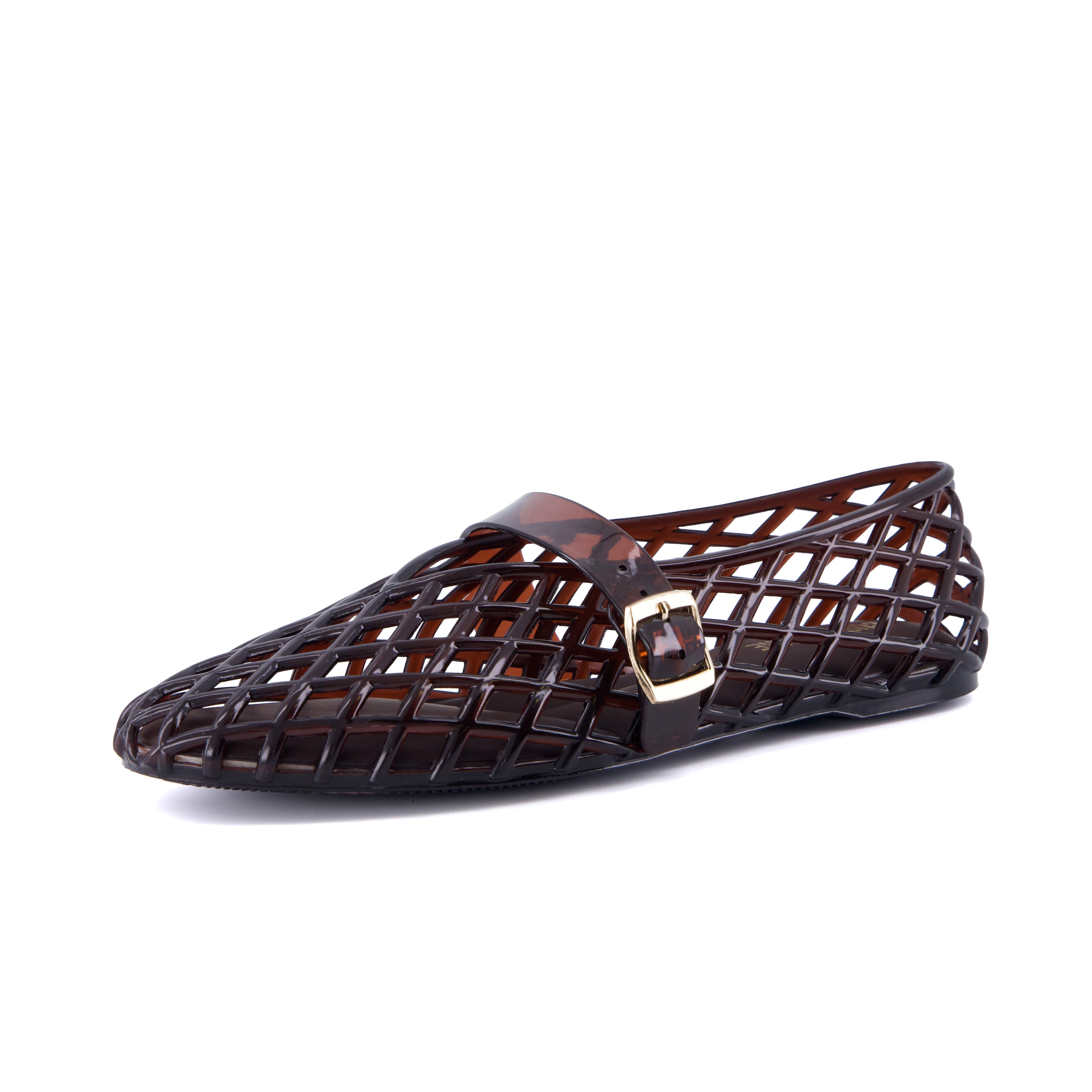 Syrup Jelly Mary Jane Flats Chocolate Medium