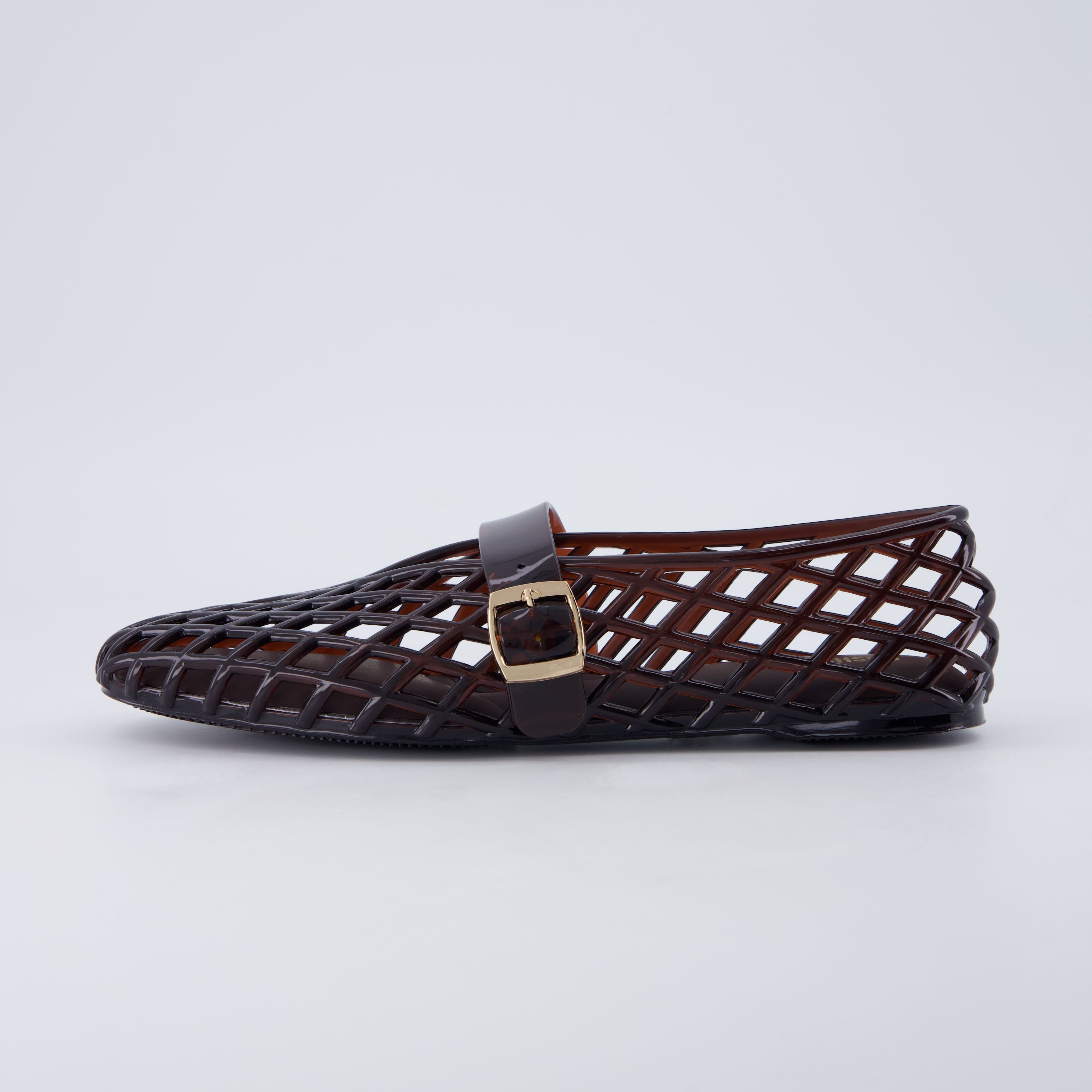 Syrup Jelly Mary Jane Flats Chocolate Medium