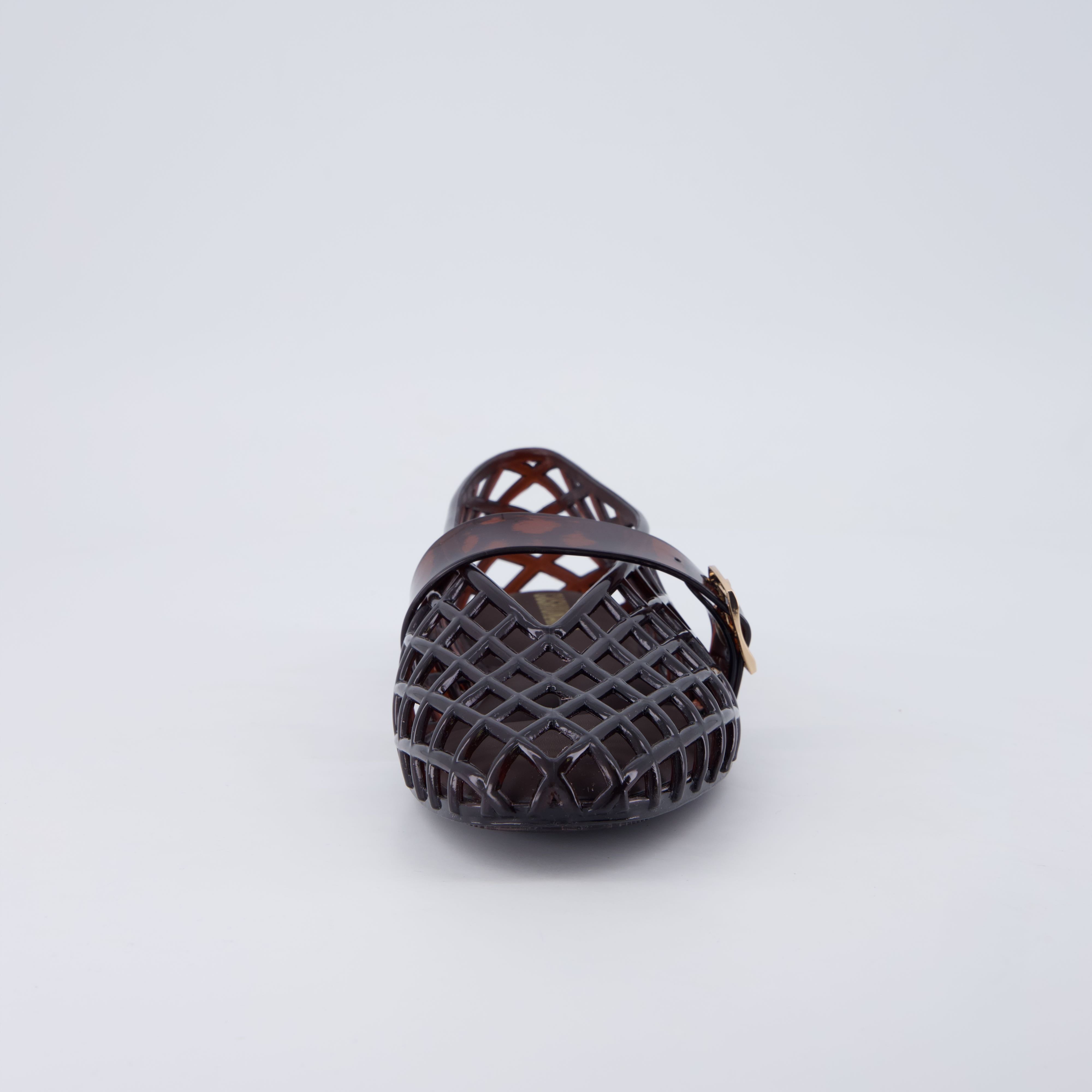 Syrup Jelly Mary Jane Flats Chocolate Medium