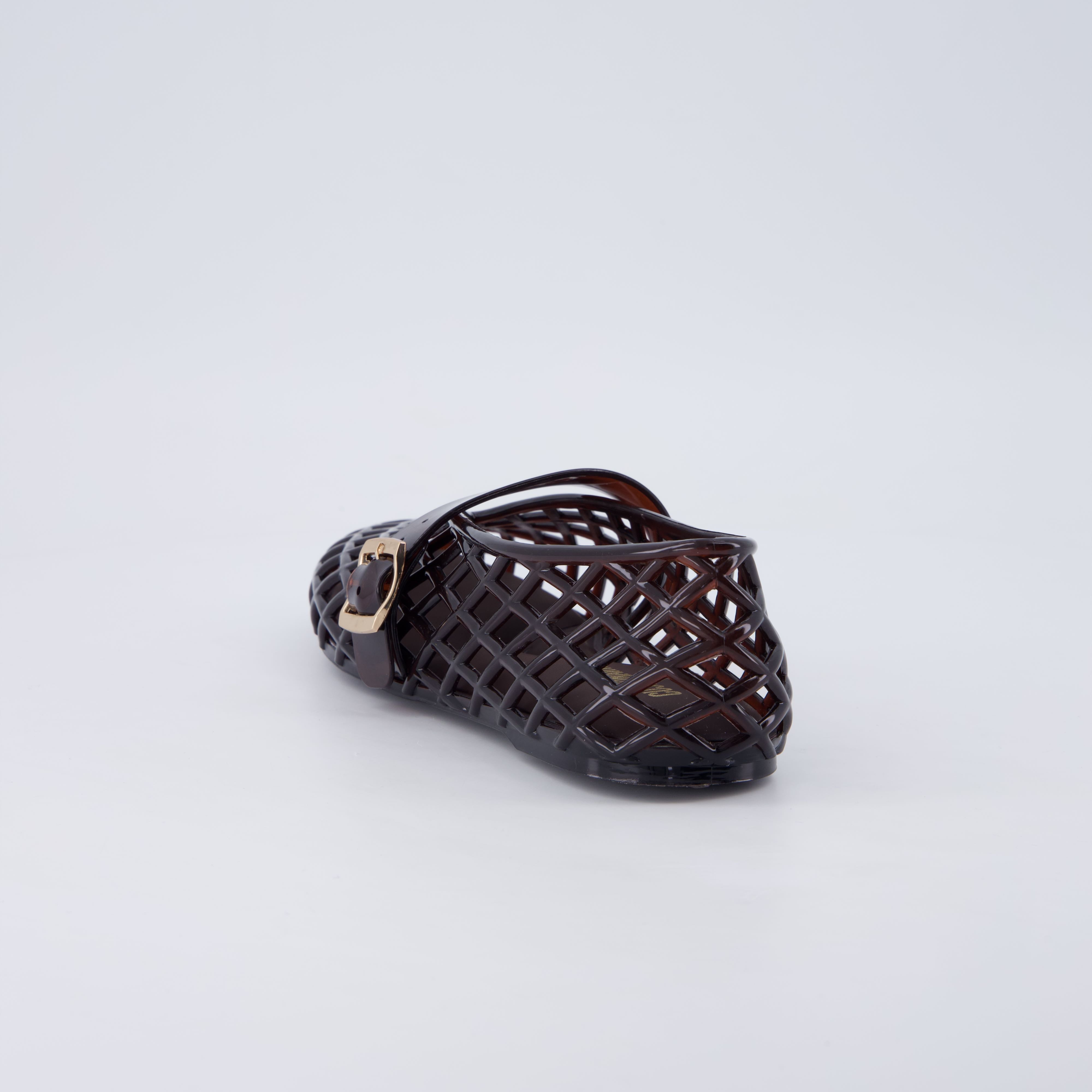 Syrup Jelly Mary Jane Flats Chocolate Medium