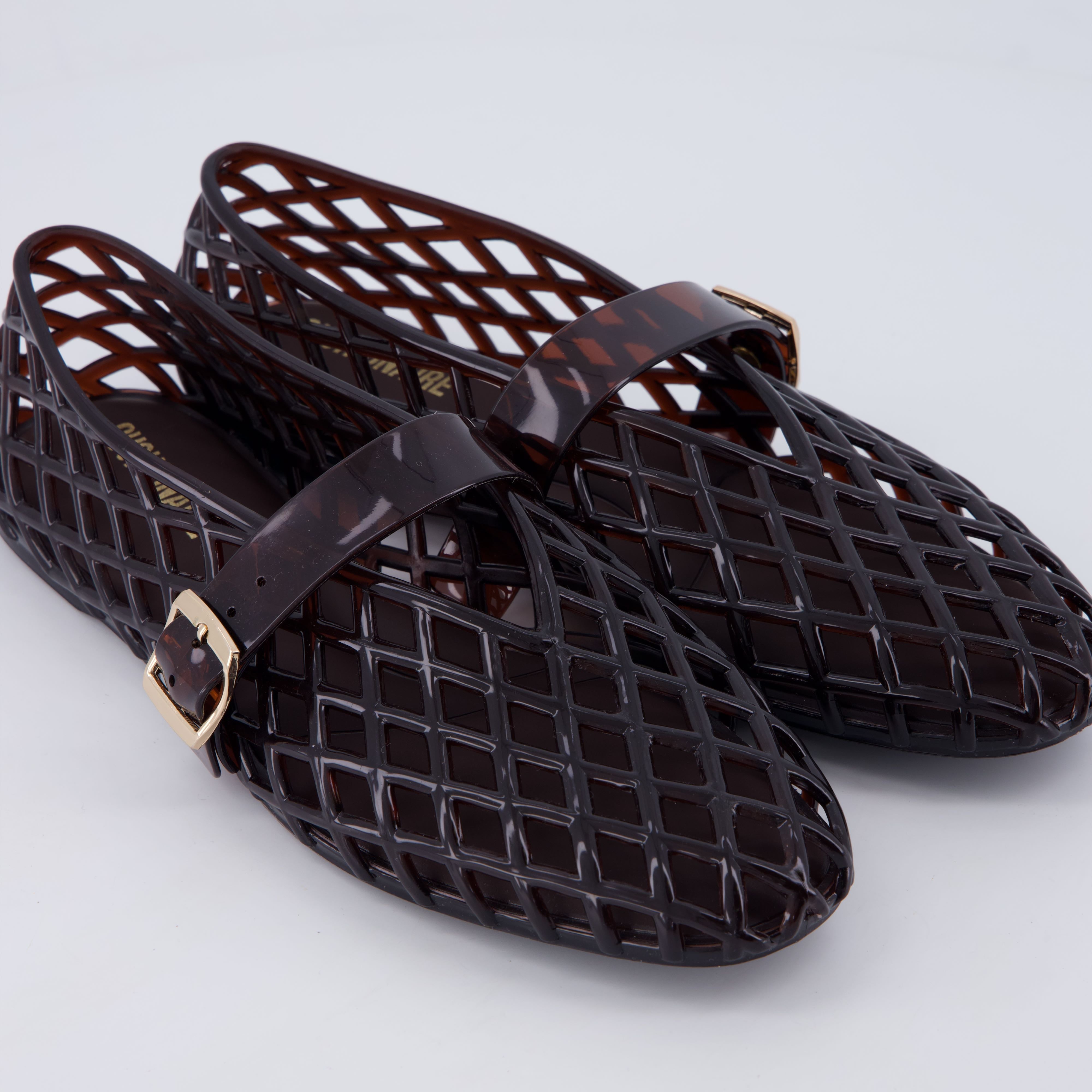 Syrup Jelly Mary Jane Flats Chocolate Medium