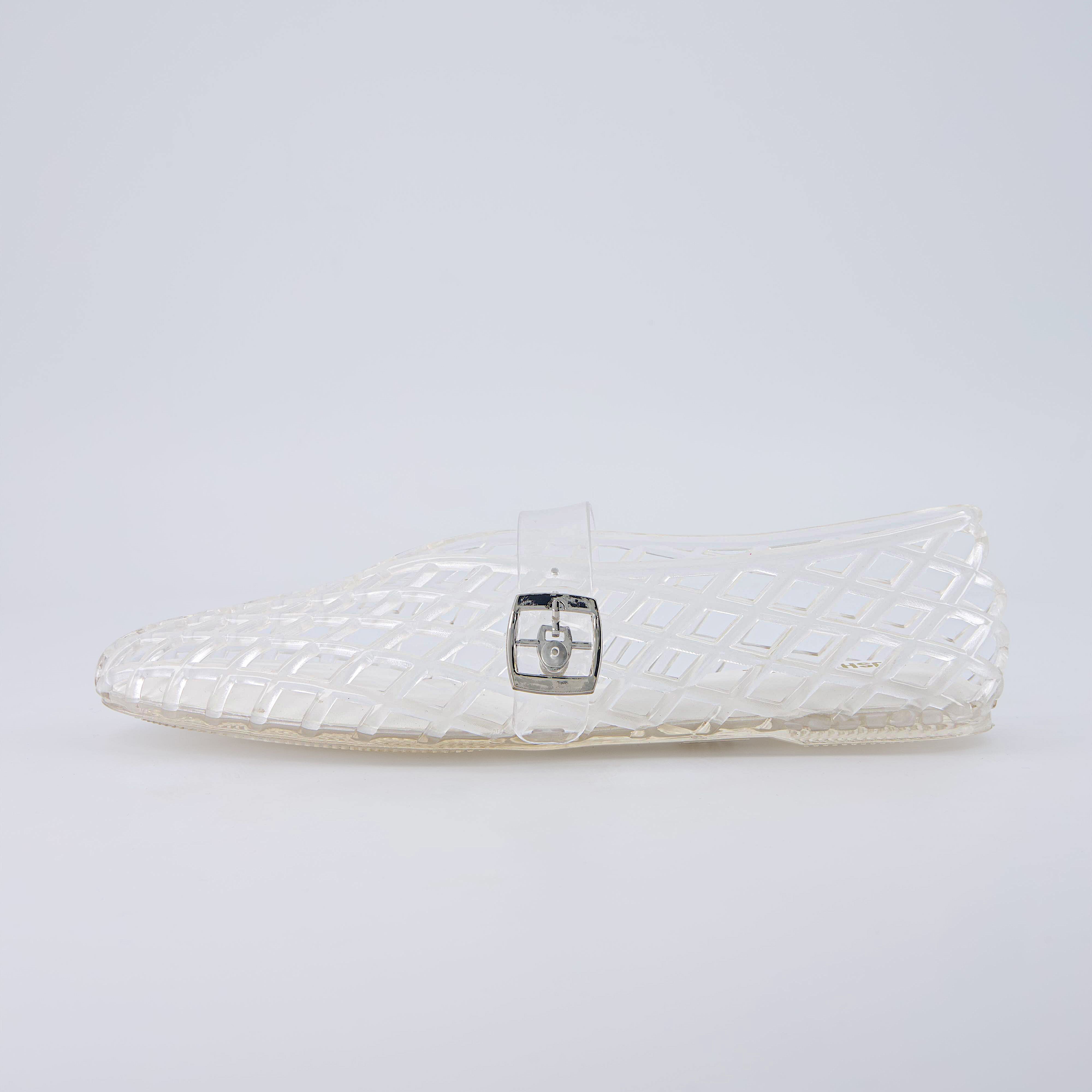 Syrup Jelly Mary Jane Flats Clear Medium