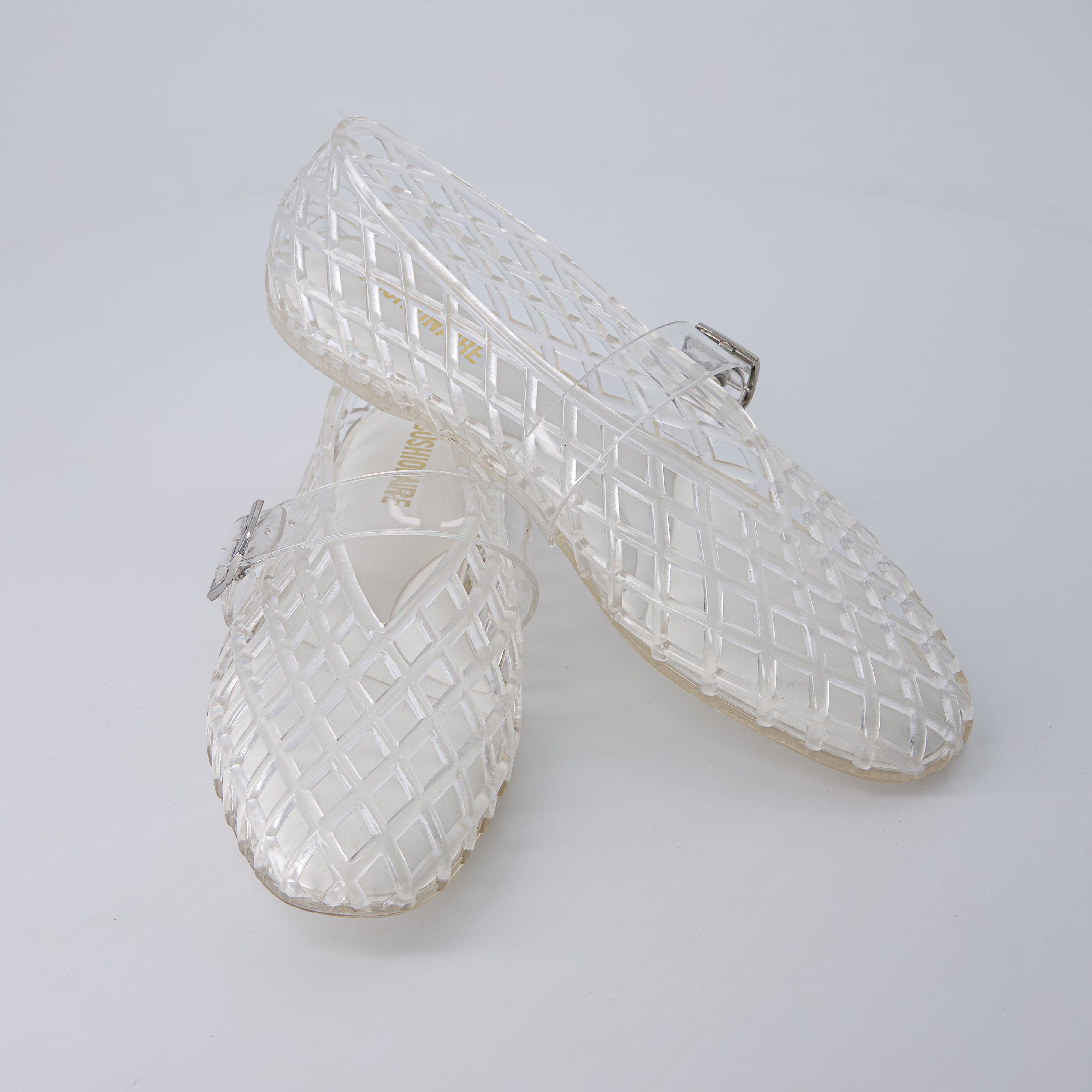Syrup Jelly Mary Jane Flats Clear Medium