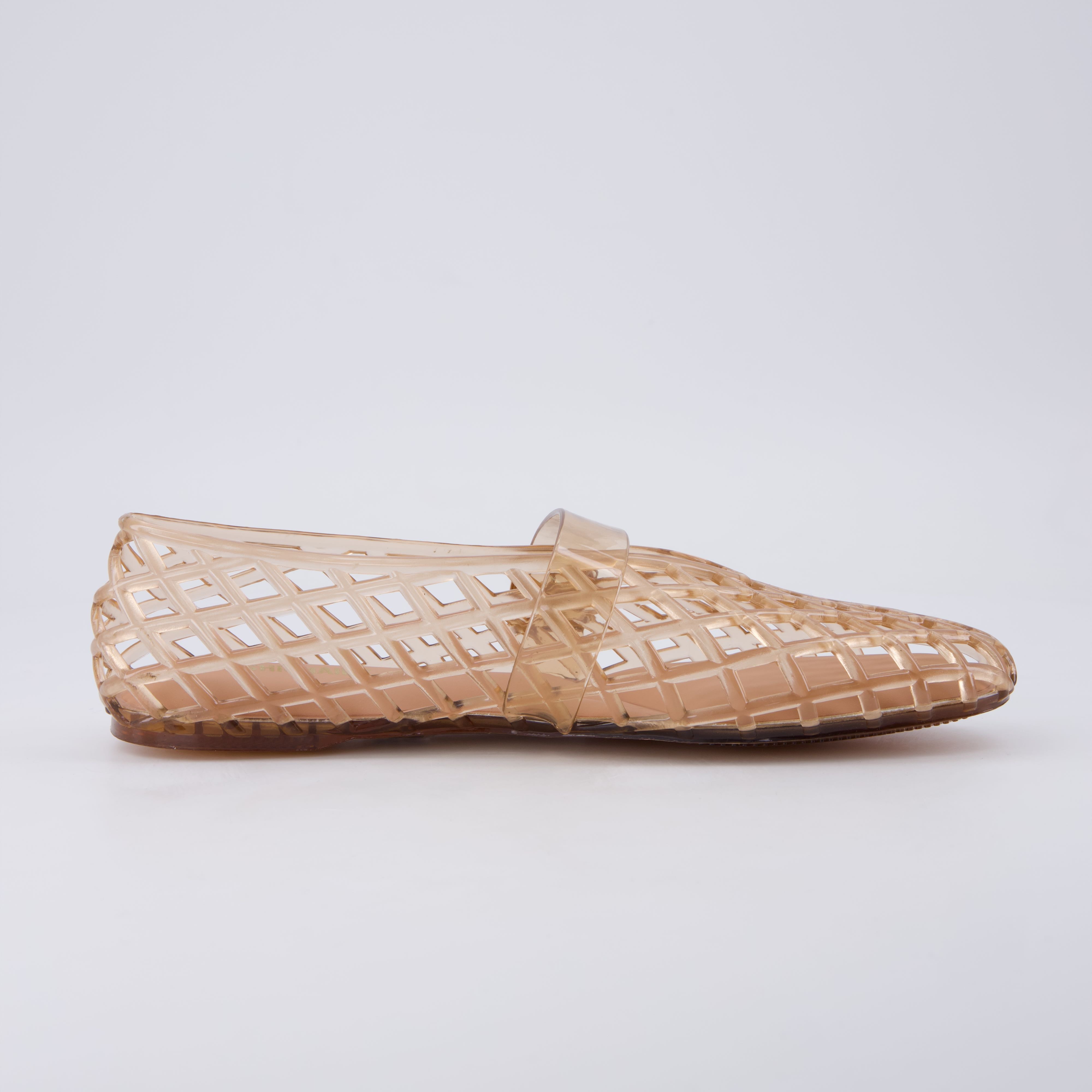 Syrup Jelly Mary Jane Flats Mocha Medium