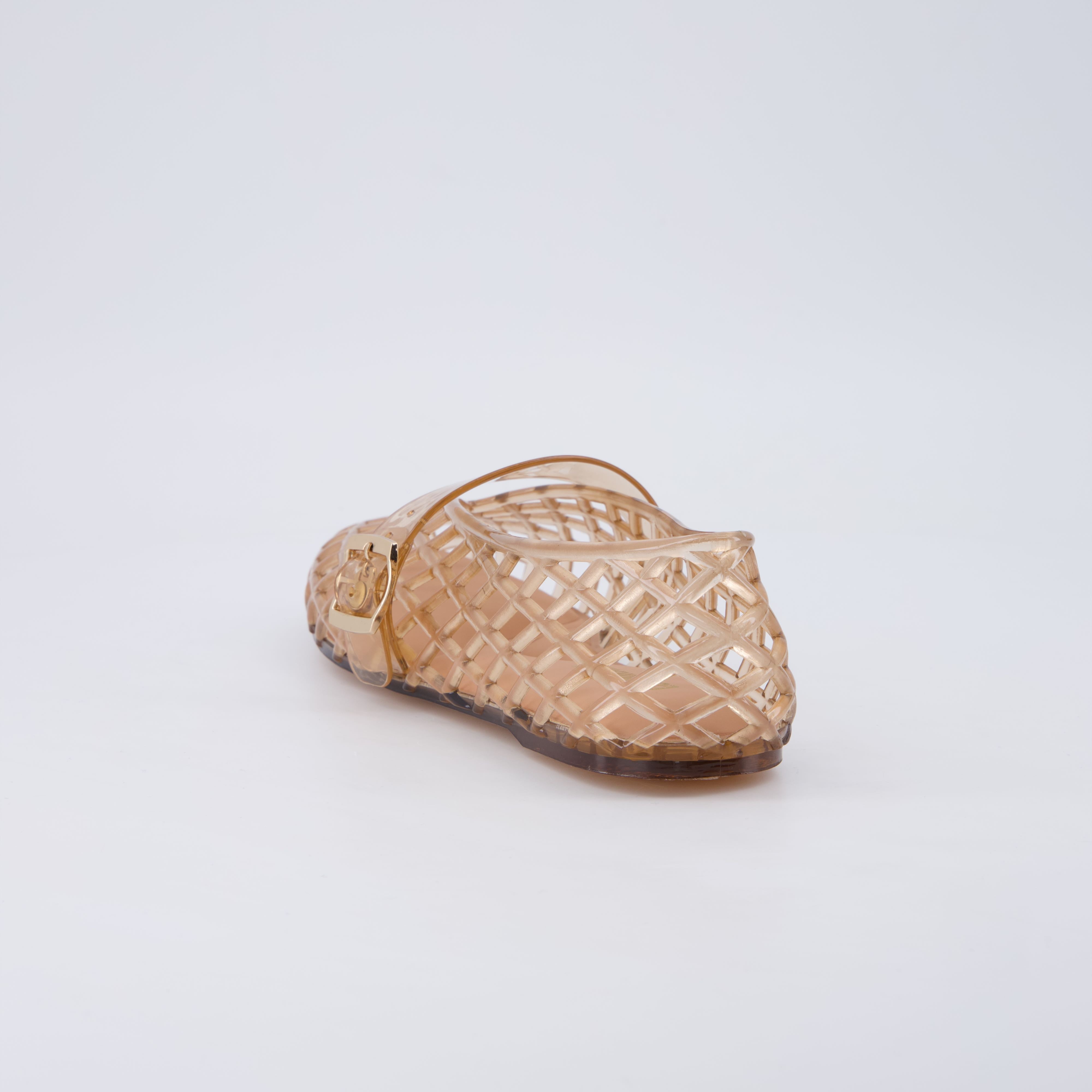 Syrup Jelly Mary Jane Flats Mocha Medium