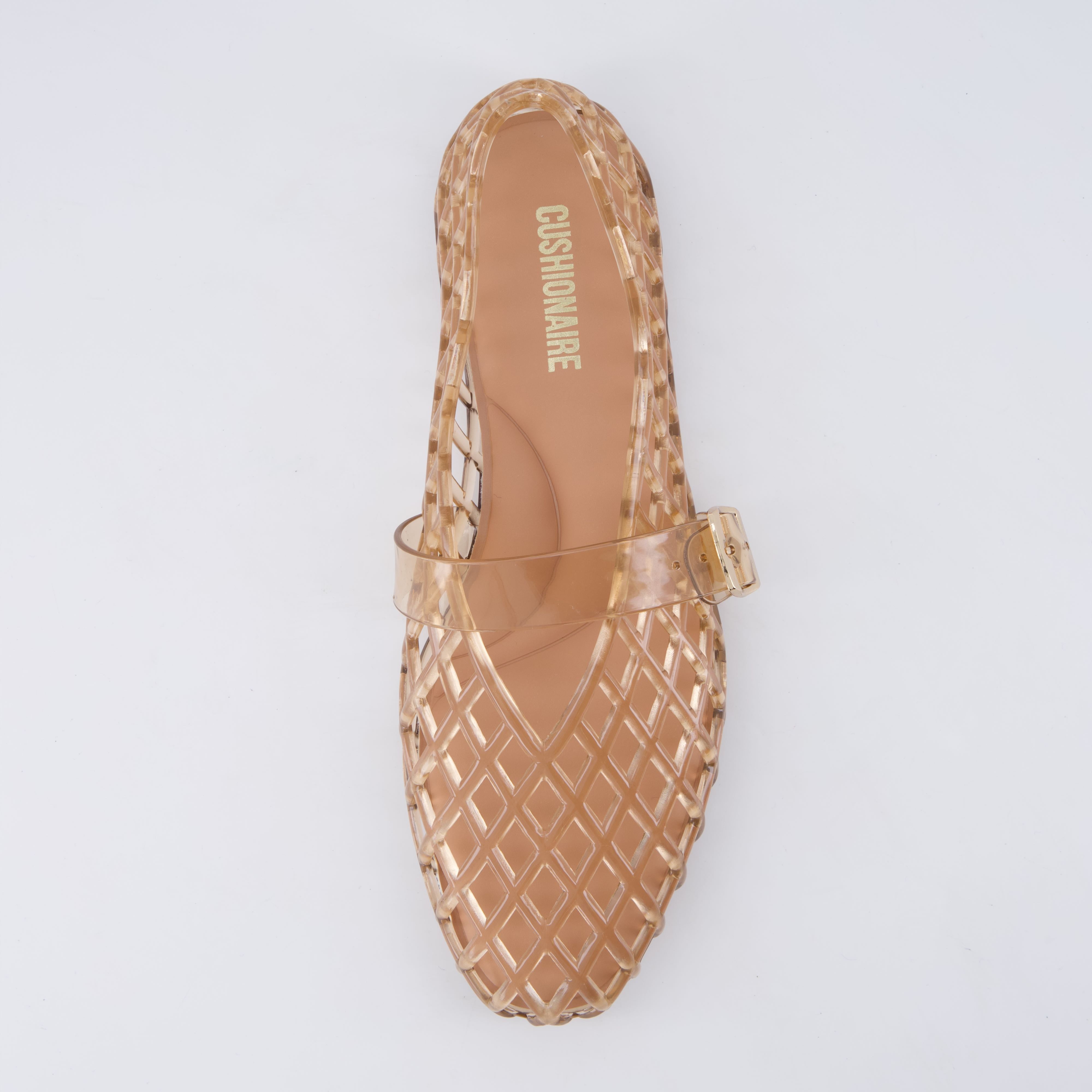 Syrup Jelly Mary Jane Flats Mocha Medium
