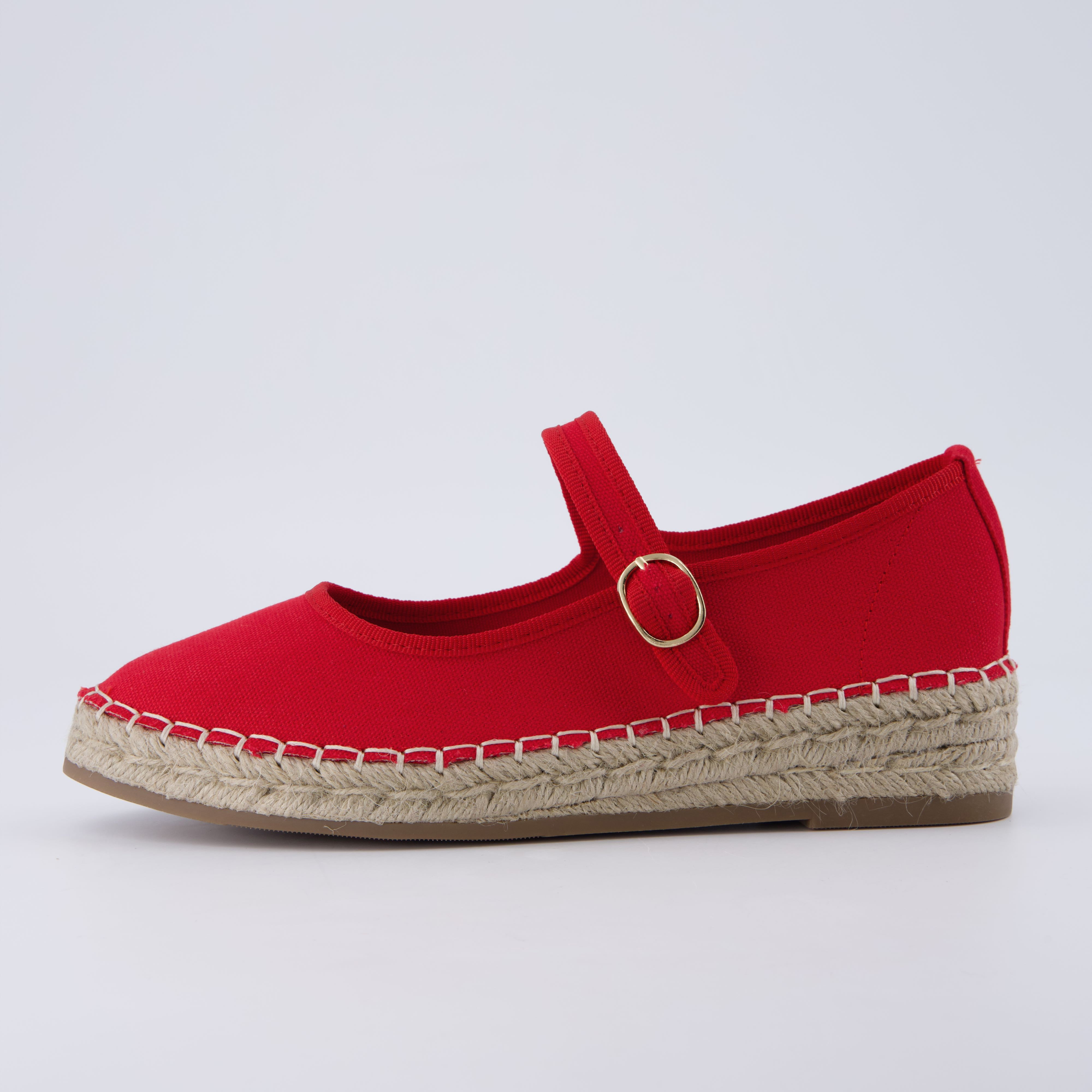 Tapas Canvas Flats Red