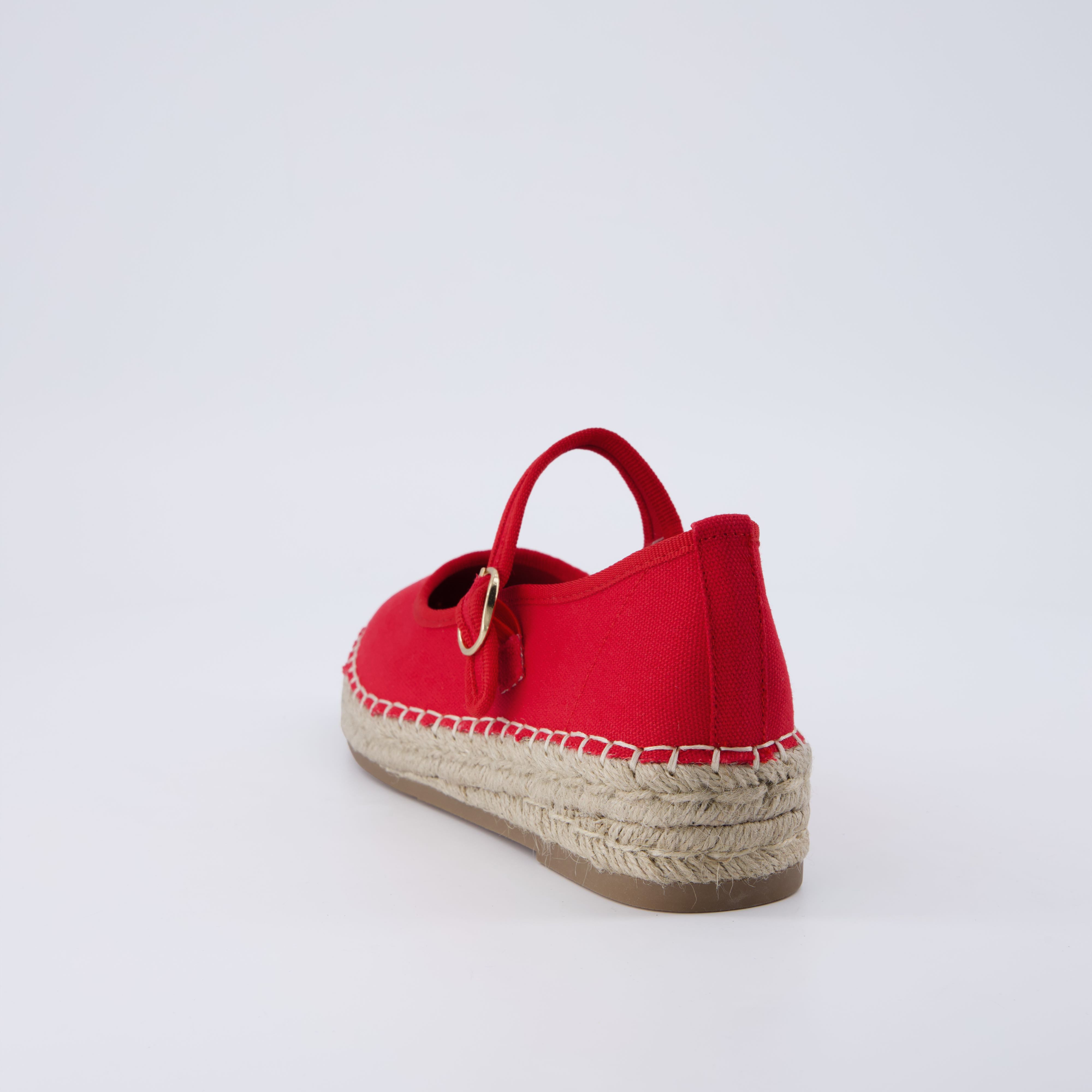 Tapas Canvas Flats Red