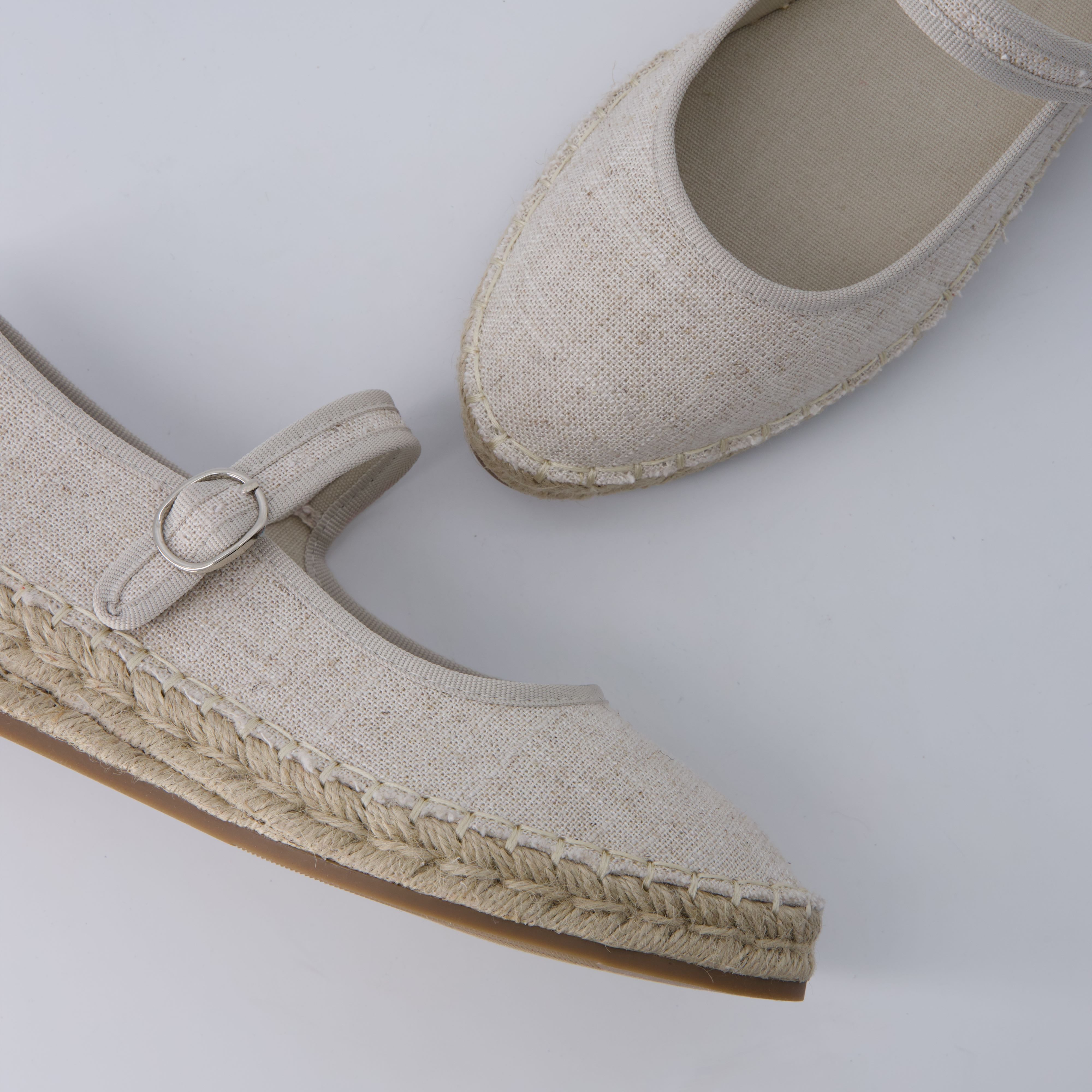 Tapas Canvas Flats Beige