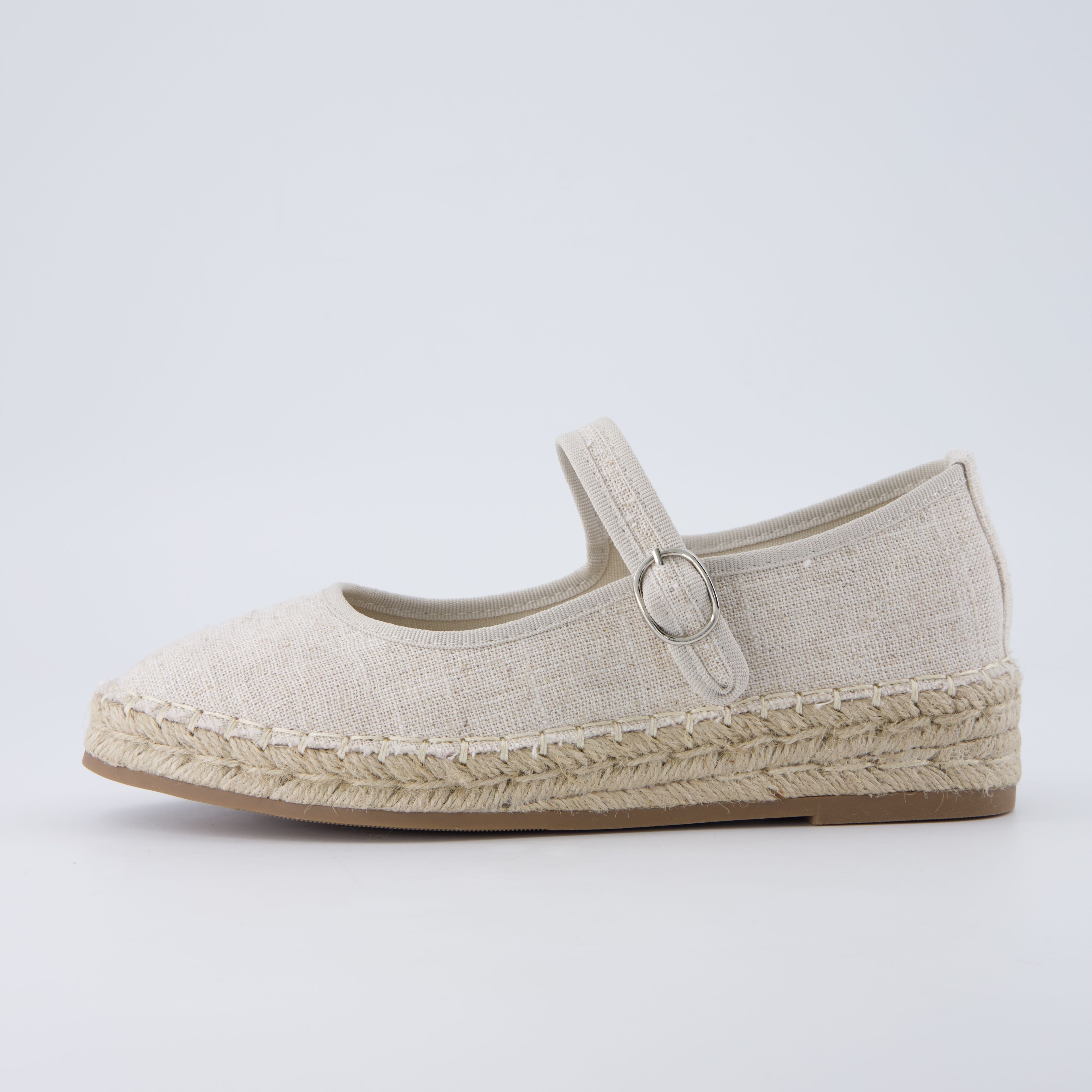 Tapas Canvas Flats Beige