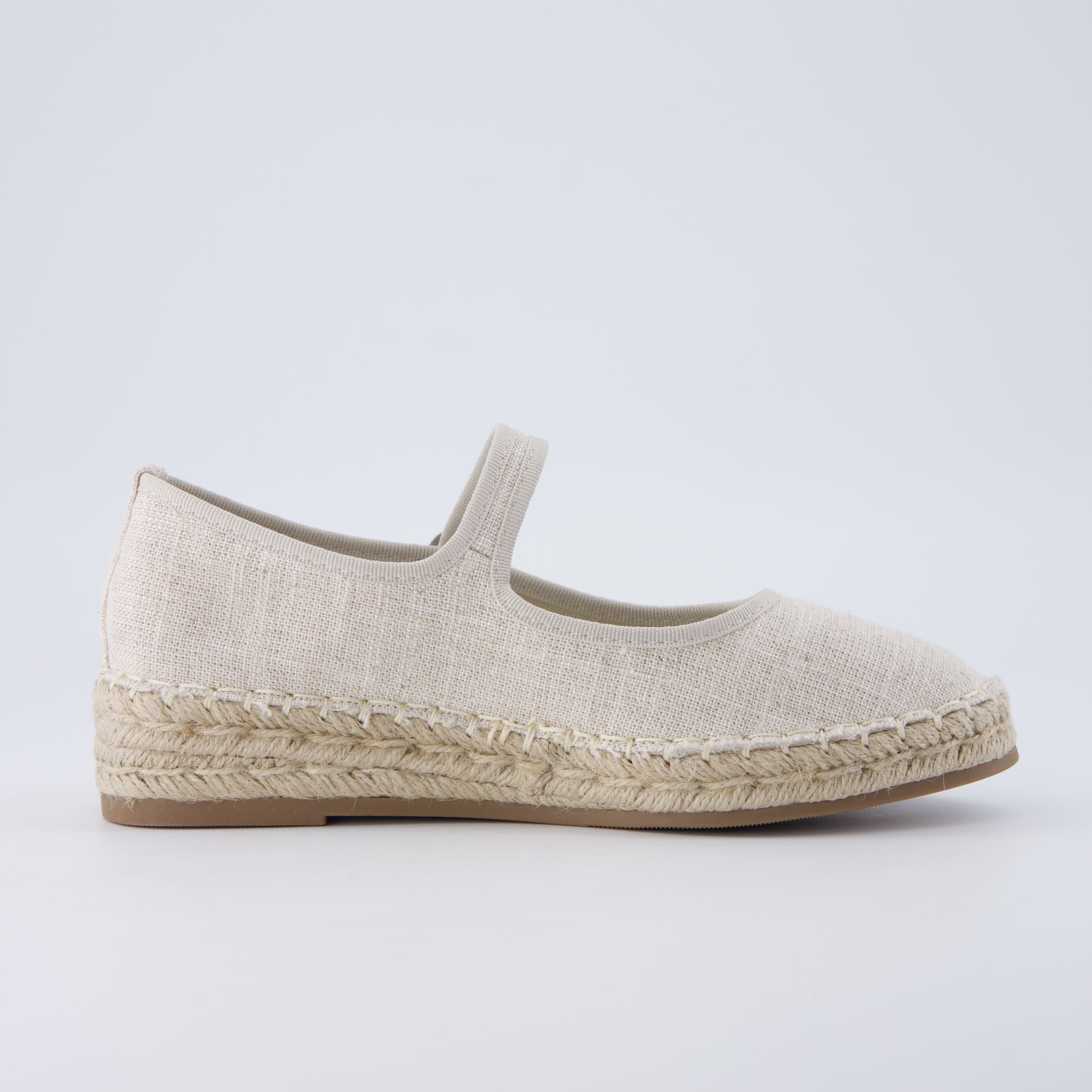 Tapas Canvas Flats Beige