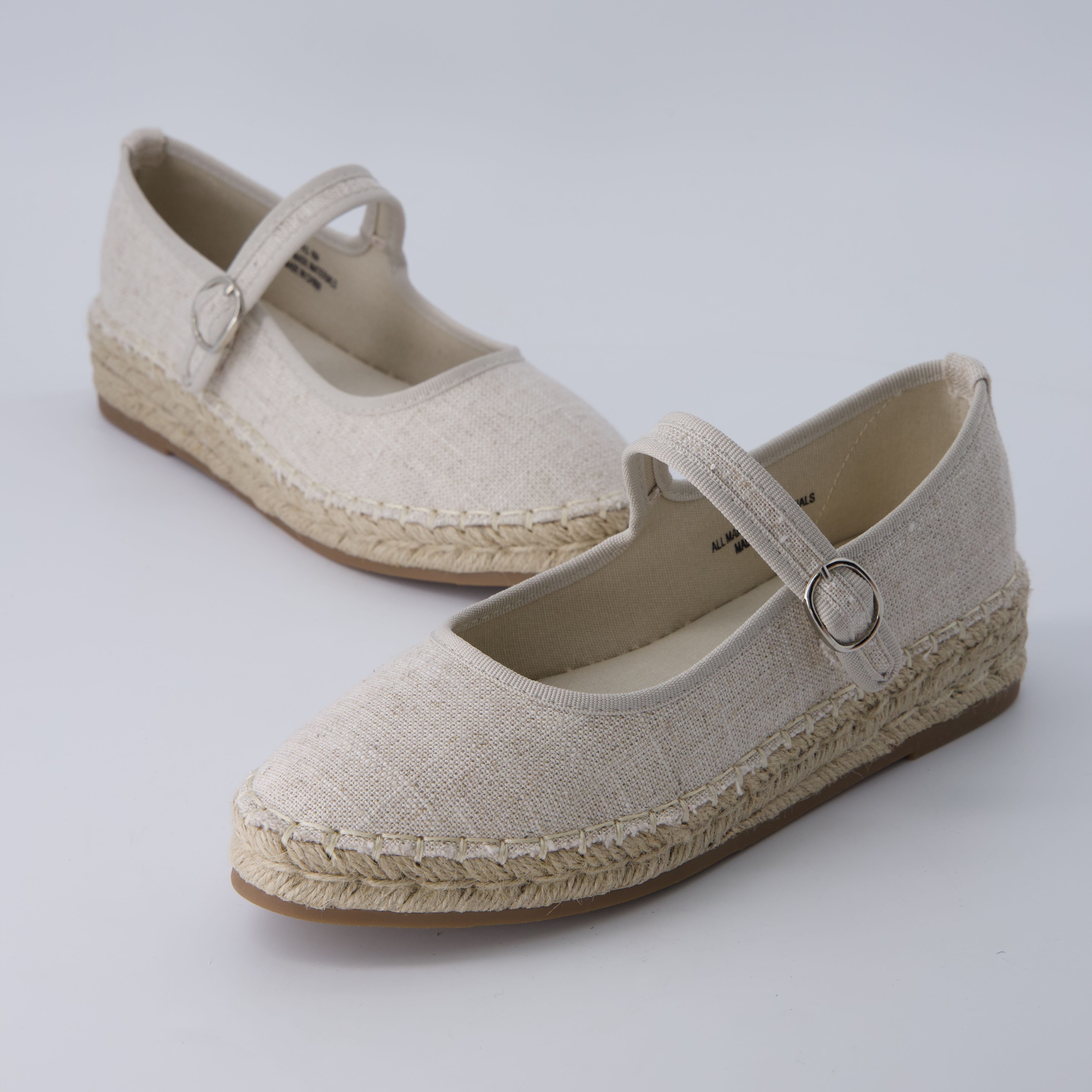 Tapas Canvas Flats Beige