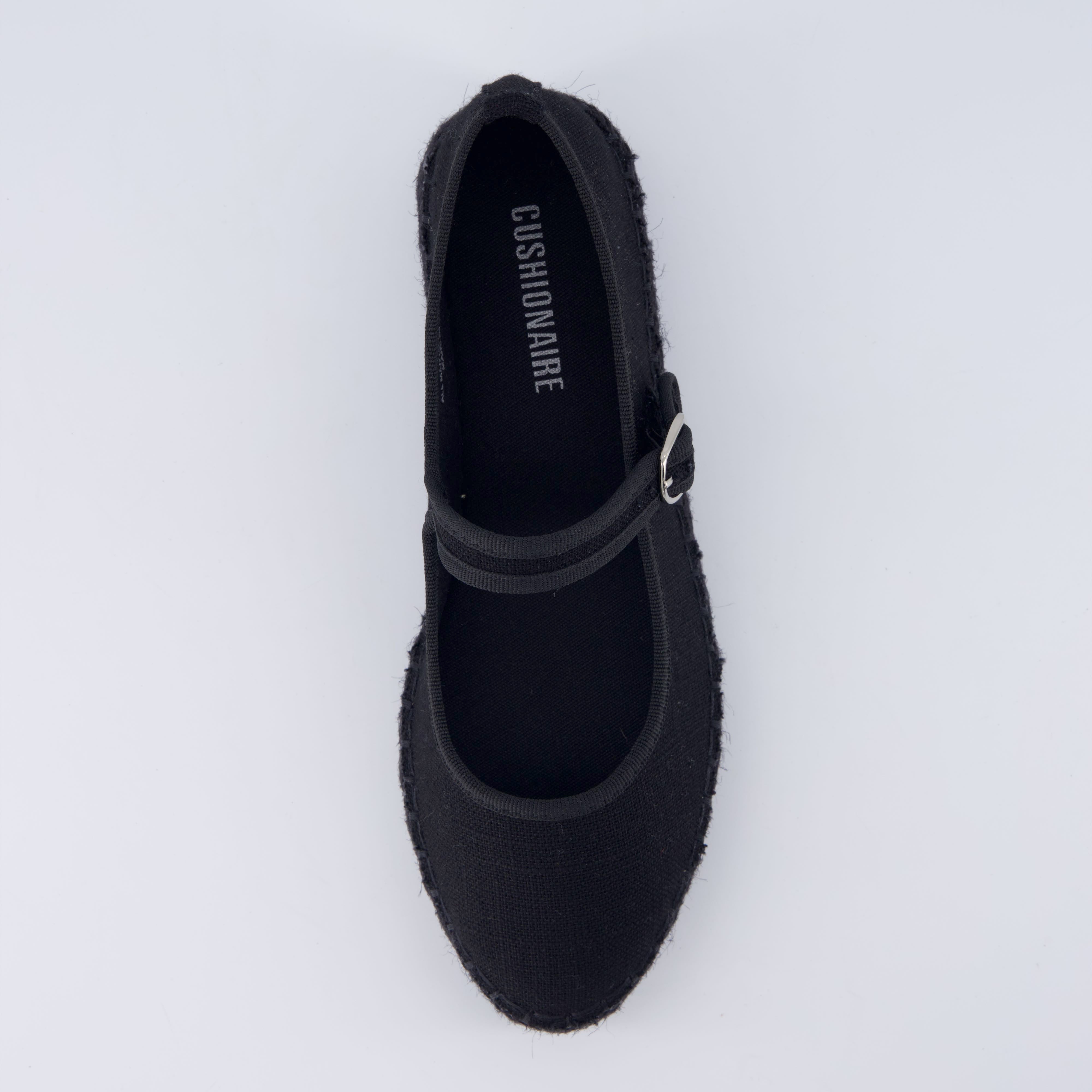 Tapas Canvas Flats Black