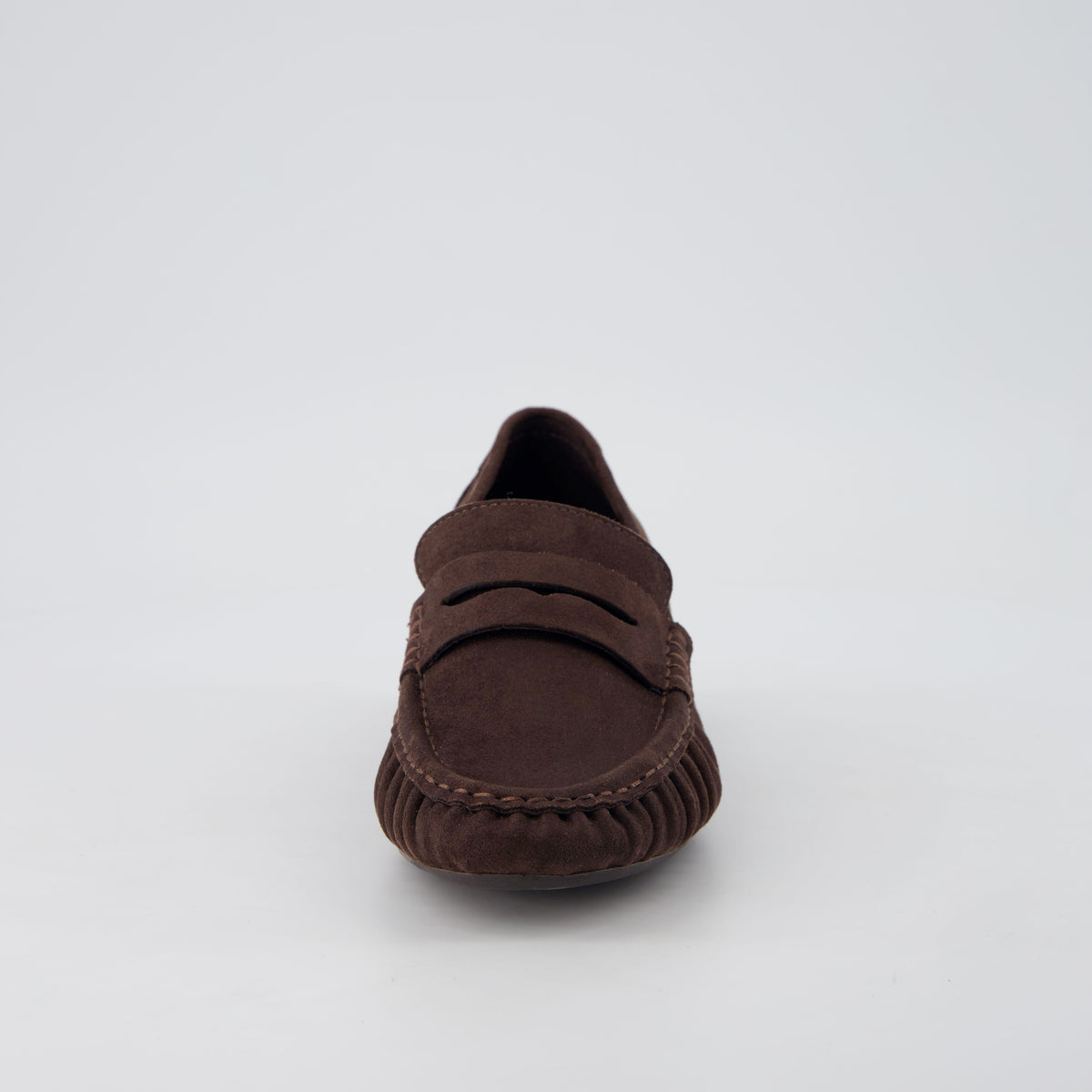 Teah Heeled Penny Loafers Coffee Medium