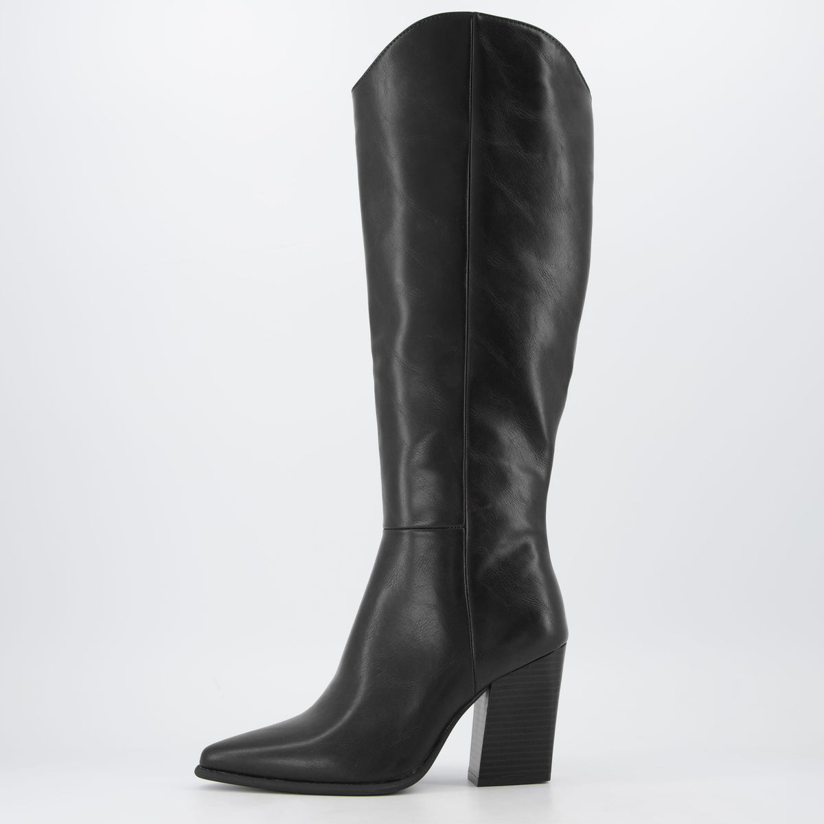 Tiger Knee High Boots Black Medium