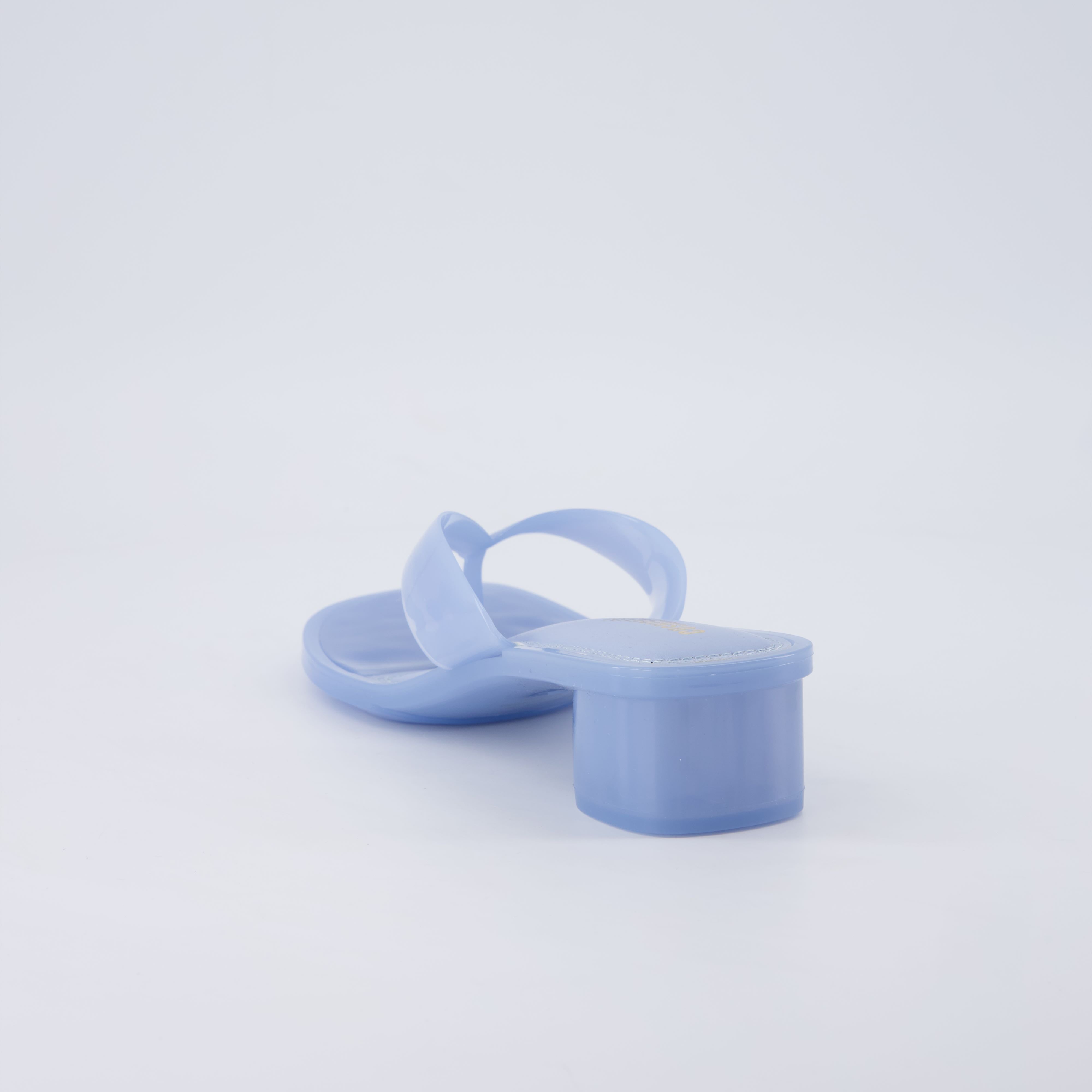 Toots Thong Strap Jelly Sandals BLUE Medium