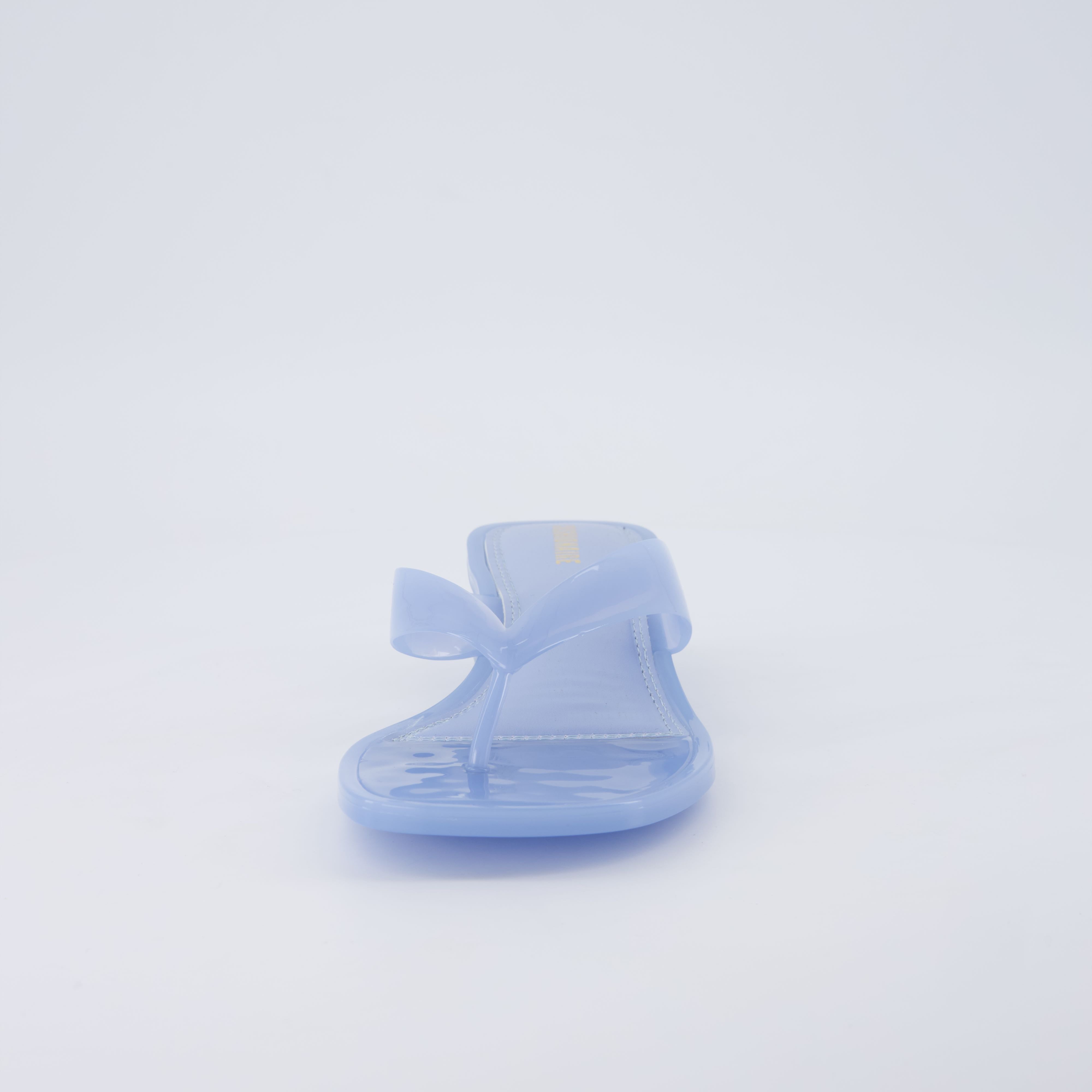 Toots Thong Strap Jelly Sandals BLUE Medium