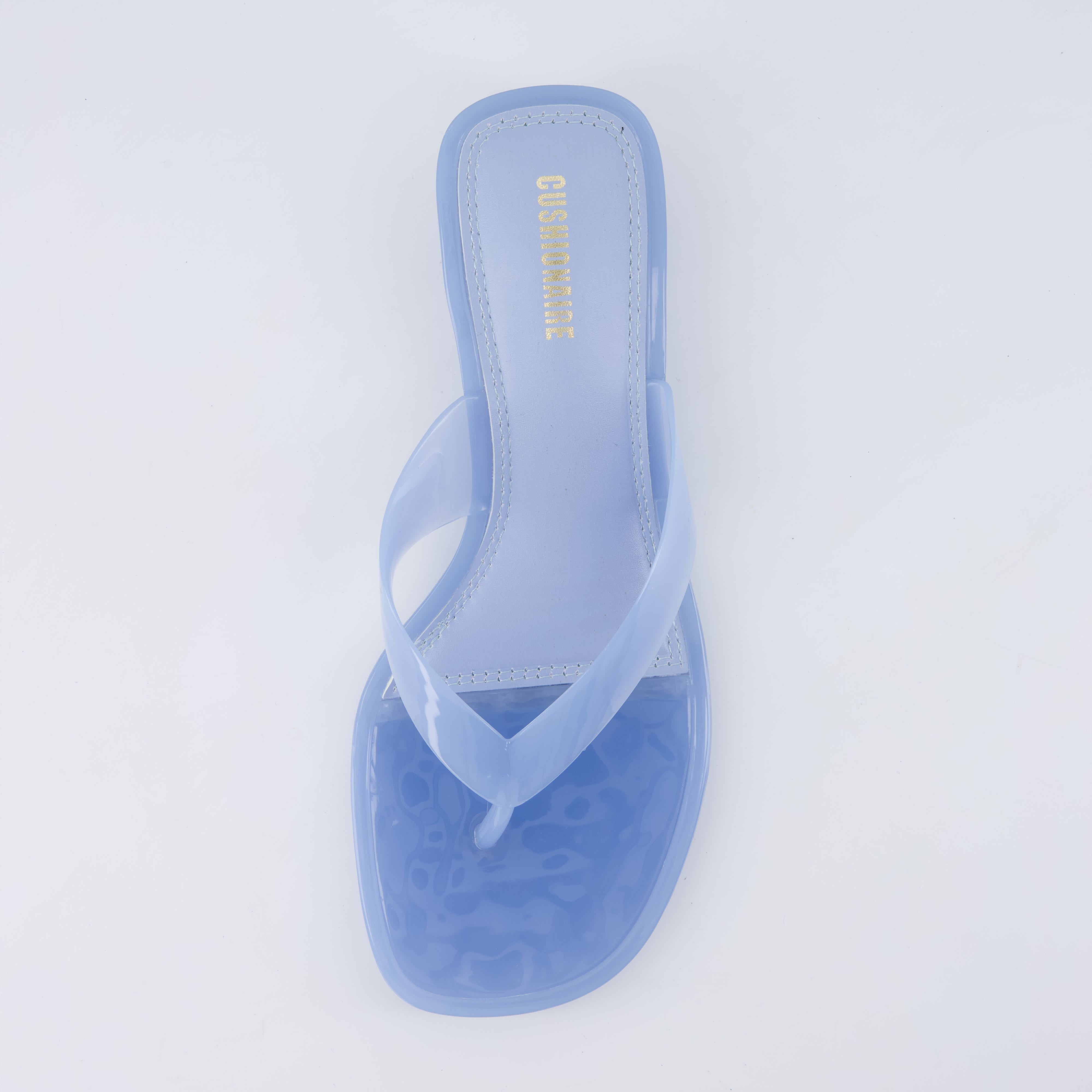 Toots Thong Strap Jelly Sandals BLUE Medium