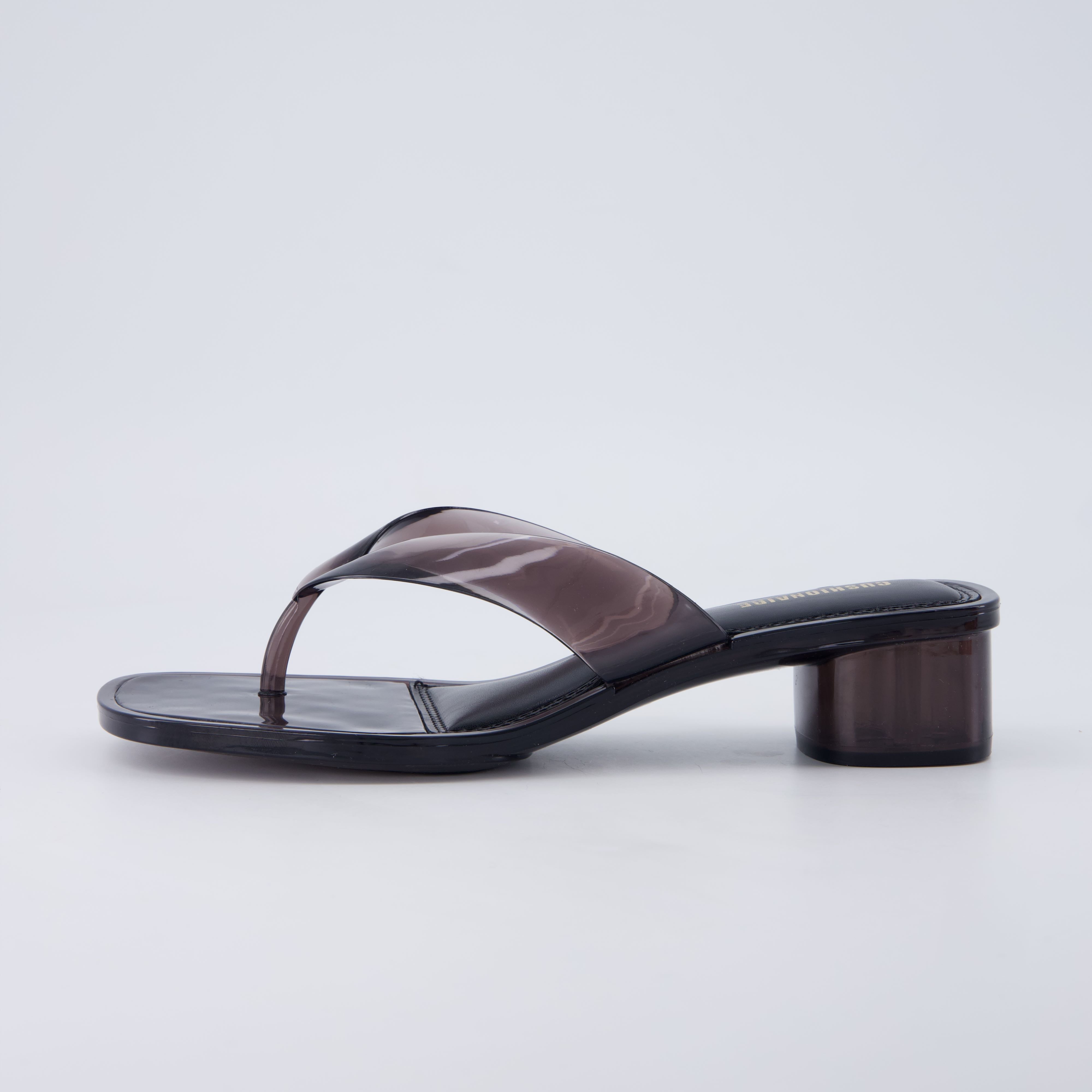 Toots Thong Strap Jelly Sandals SMOKE Medium