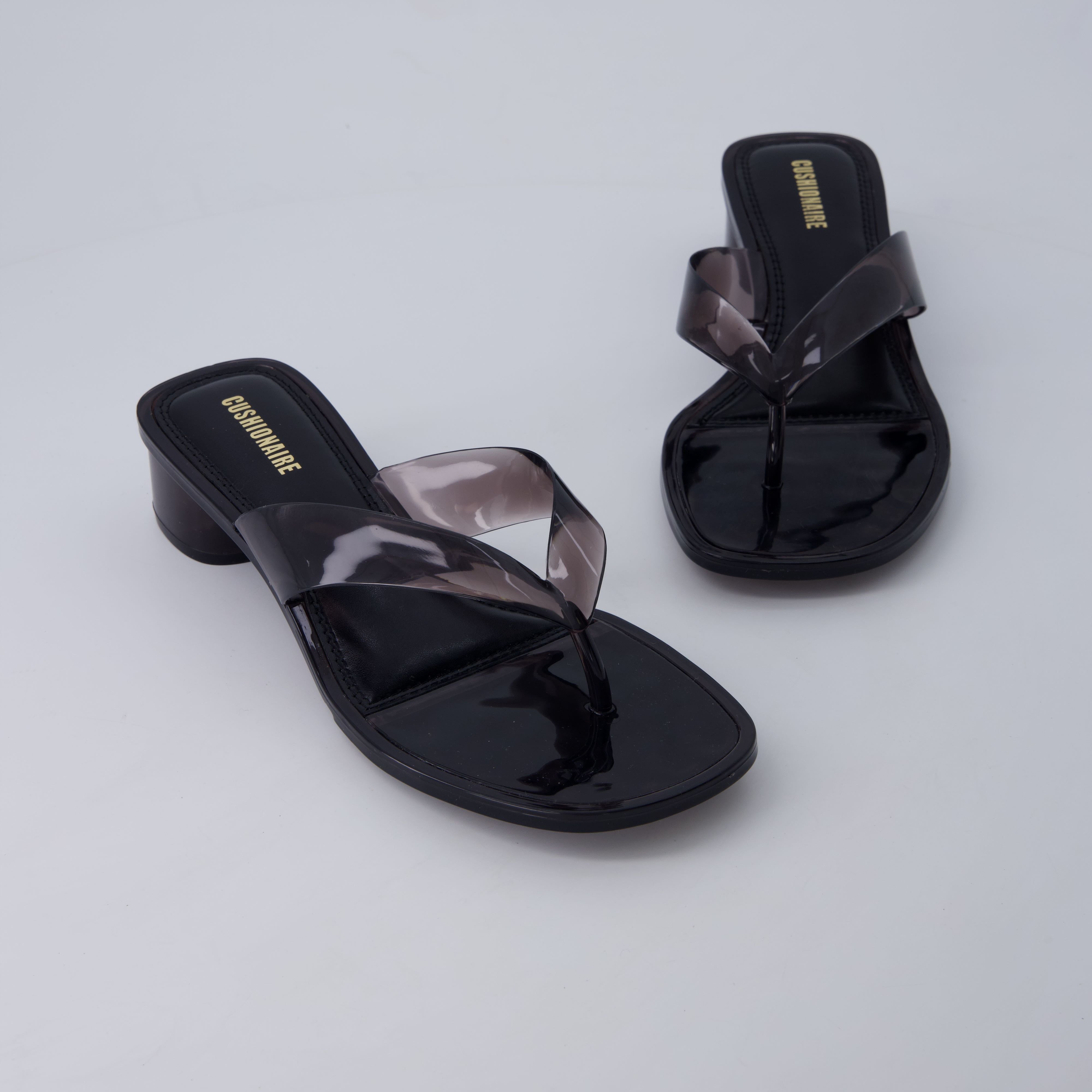 Toots Thong Strap Jelly Sandals SMOKE Medium