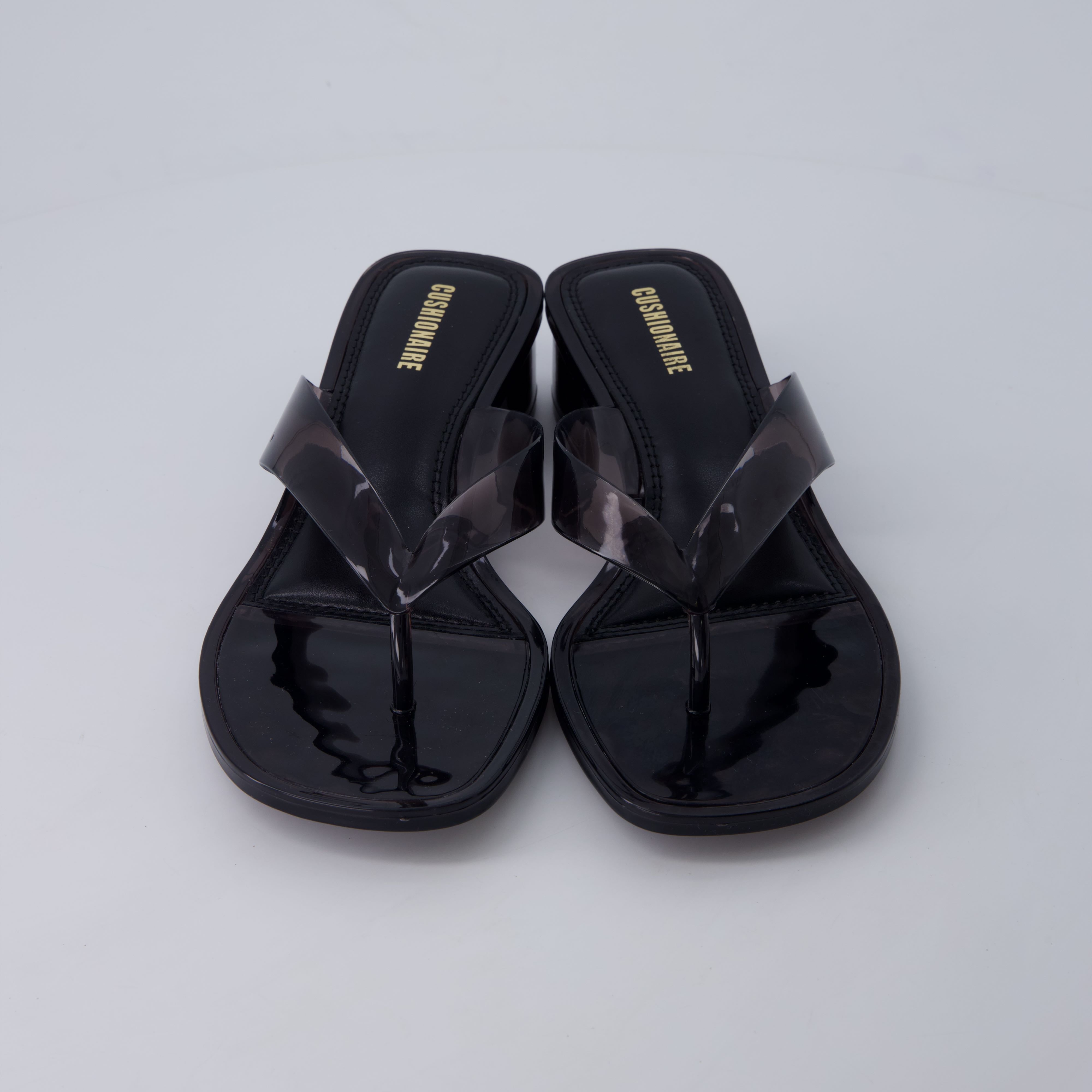 Toots Thong Strap Jelly Sandals SMOKE Medium