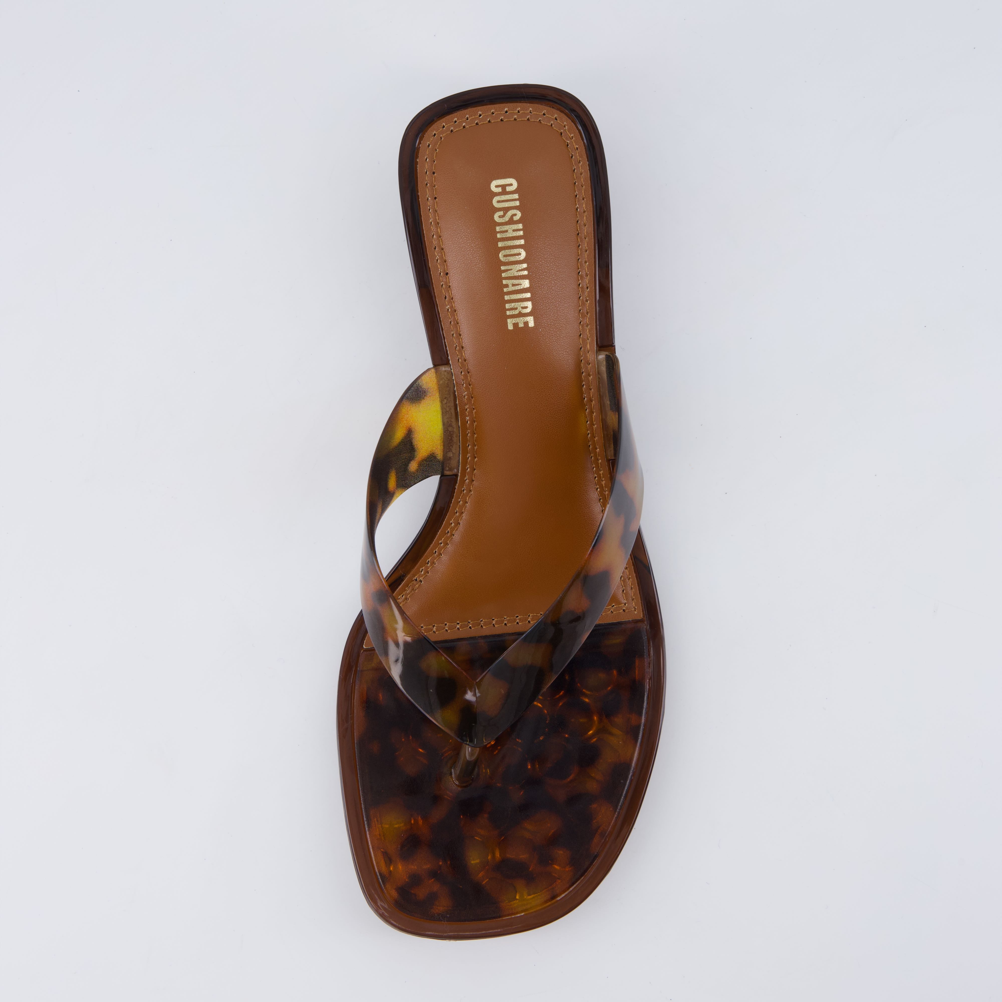 Toots Thong Strap Jelly Sandals TORTOISE Medium