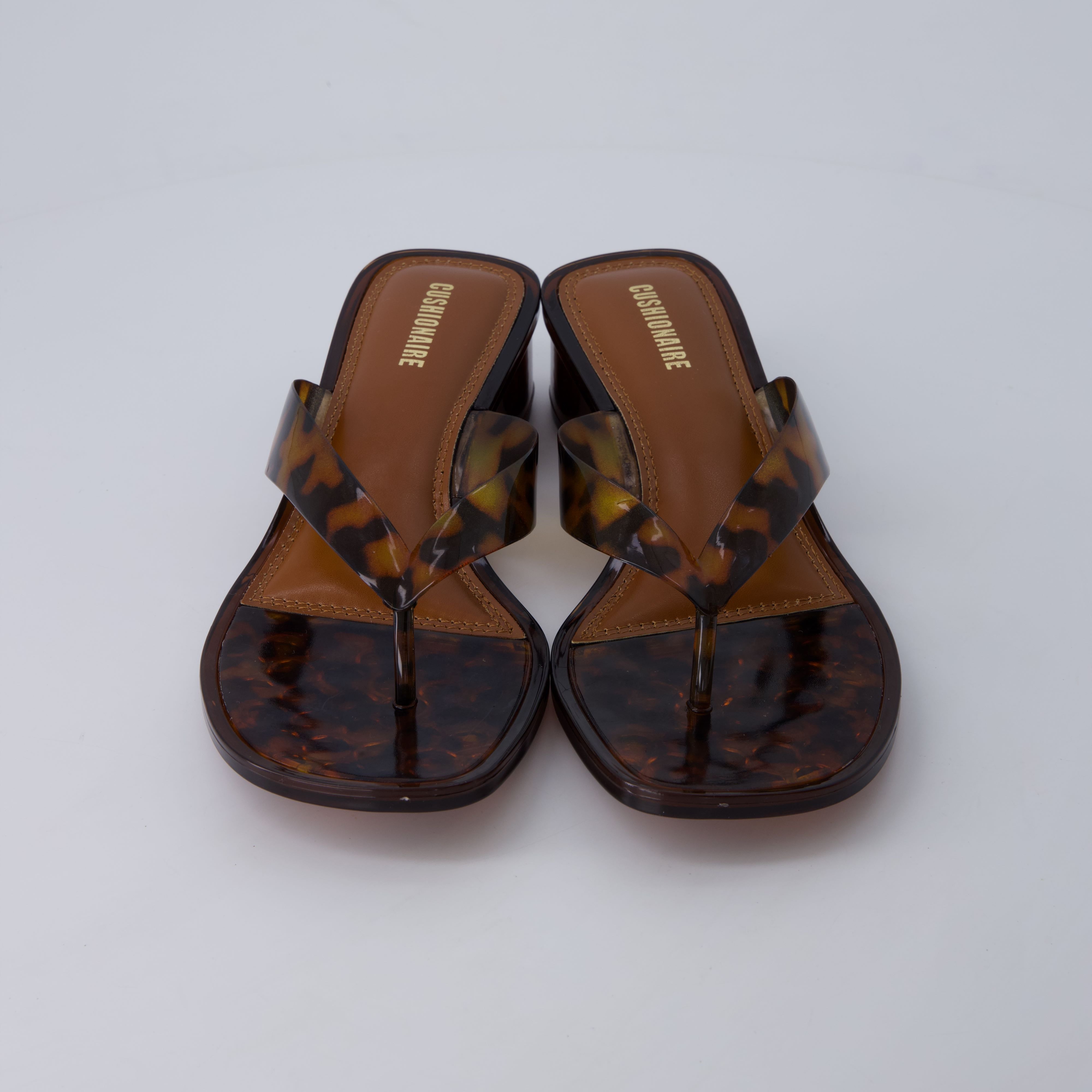 Toots Thong Strap Jelly Sandals TORTOISE Medium
