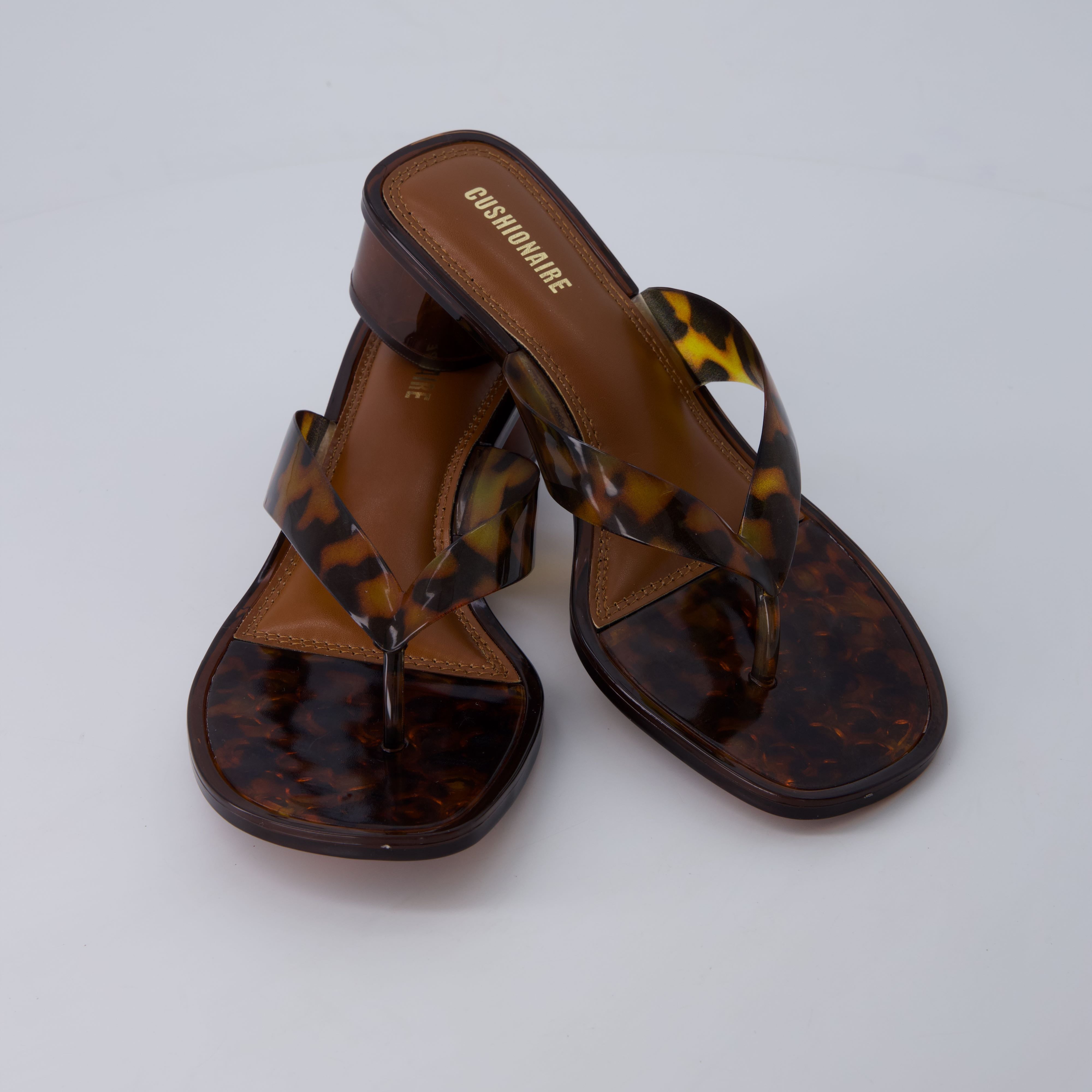 Toots Thong Strap Jelly Sandals TORTOISE Medium