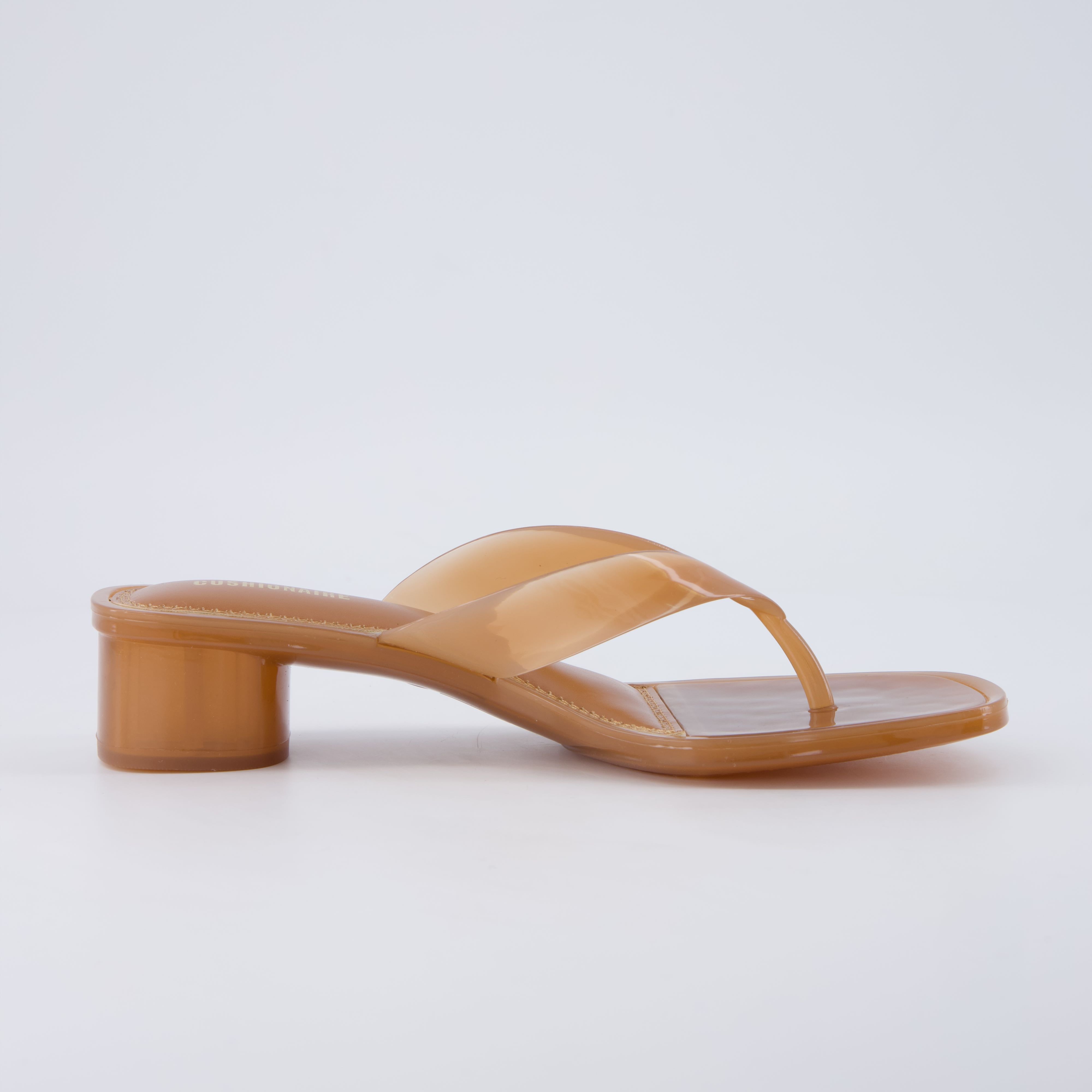 Toots Thong Strap Jelly Sandals WHISKEY Medium