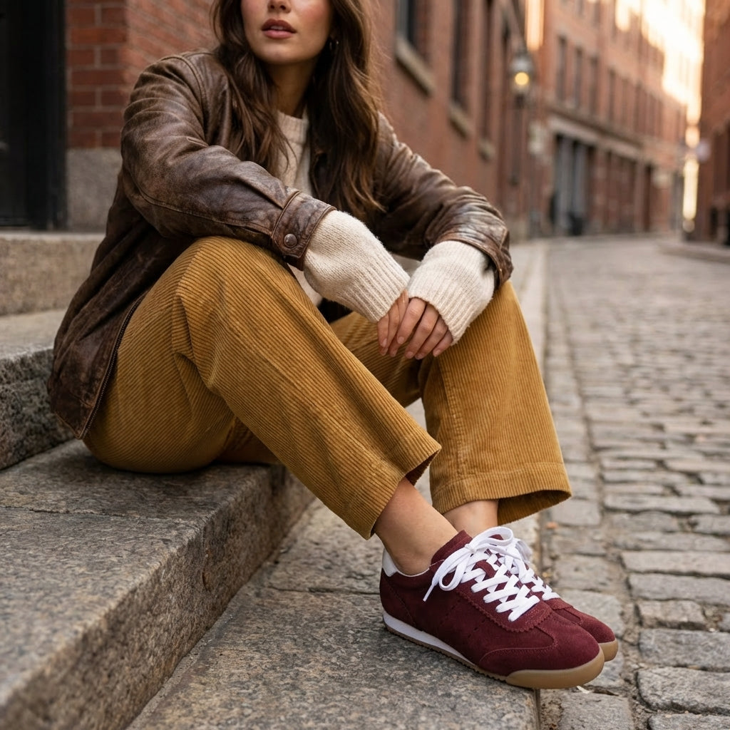 Topcat Suede Sneakers Burgundy