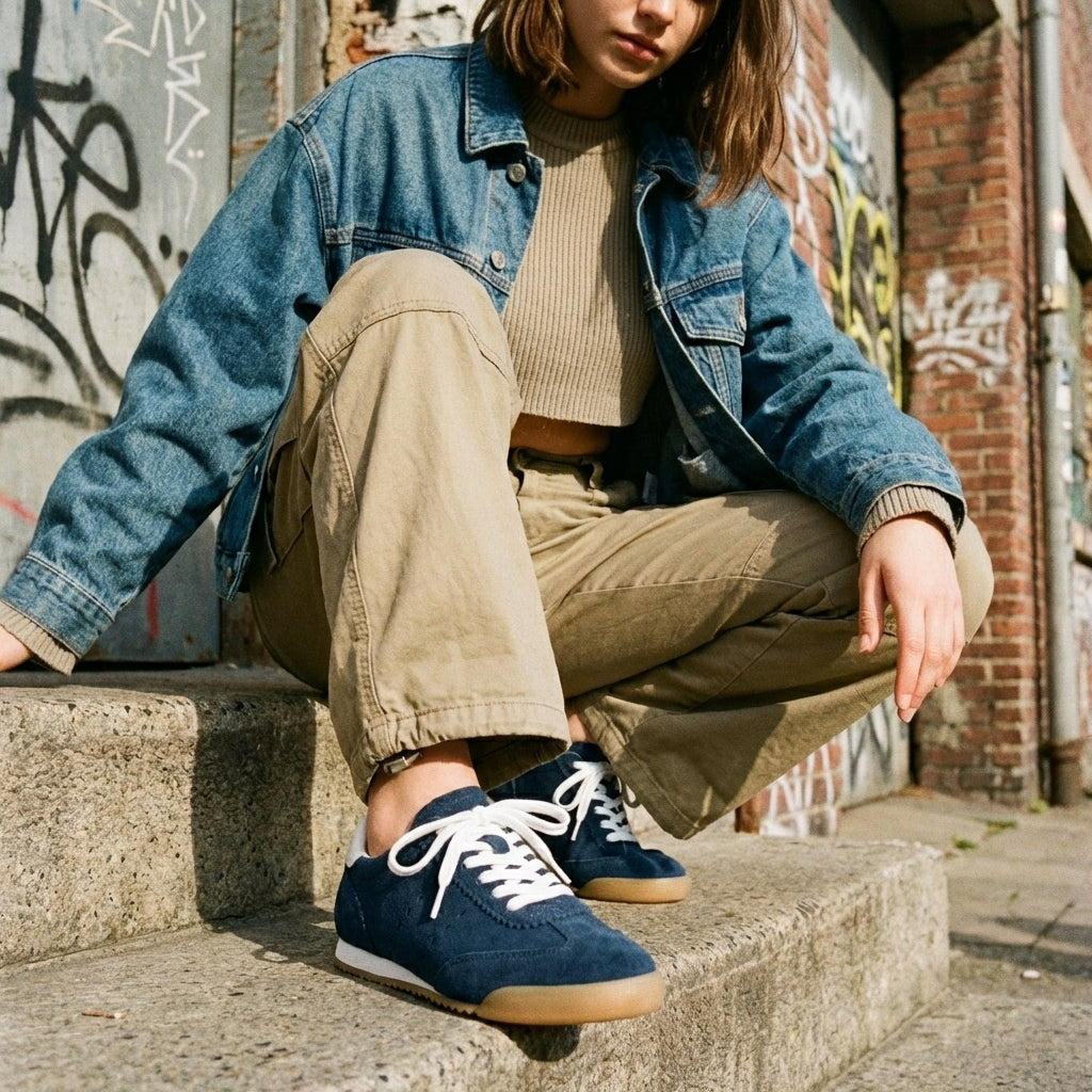 Topcat Suede Sneakers Navy