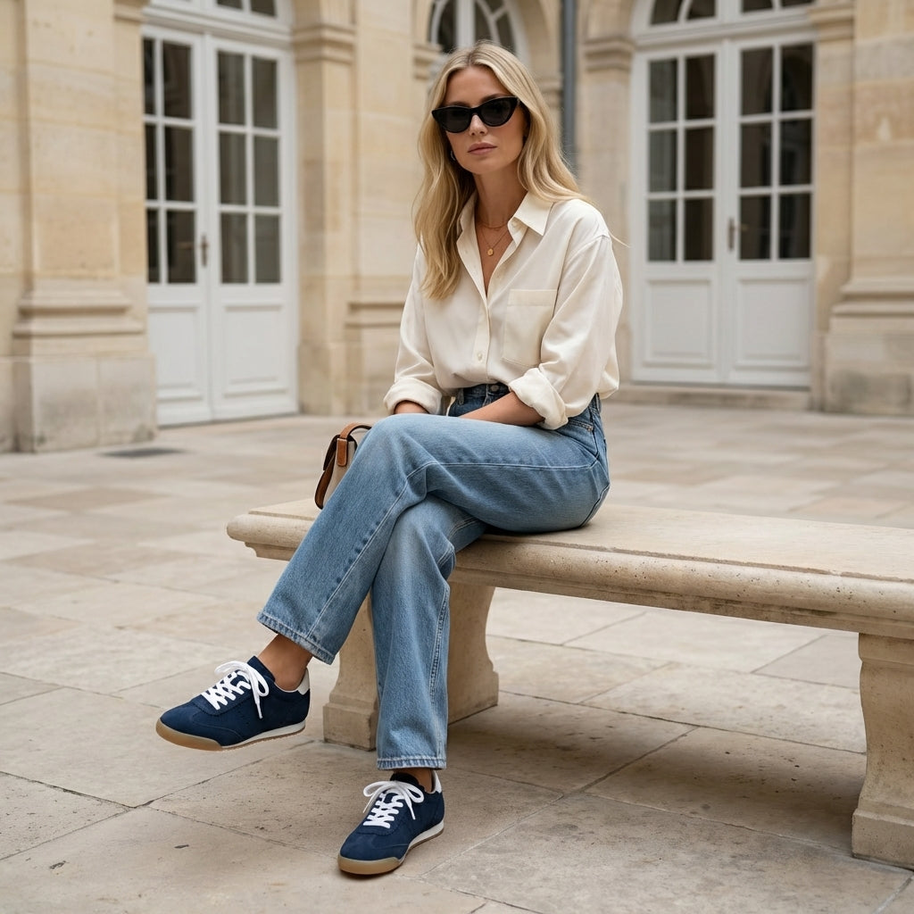 Topcat Suede Sneakers Navy