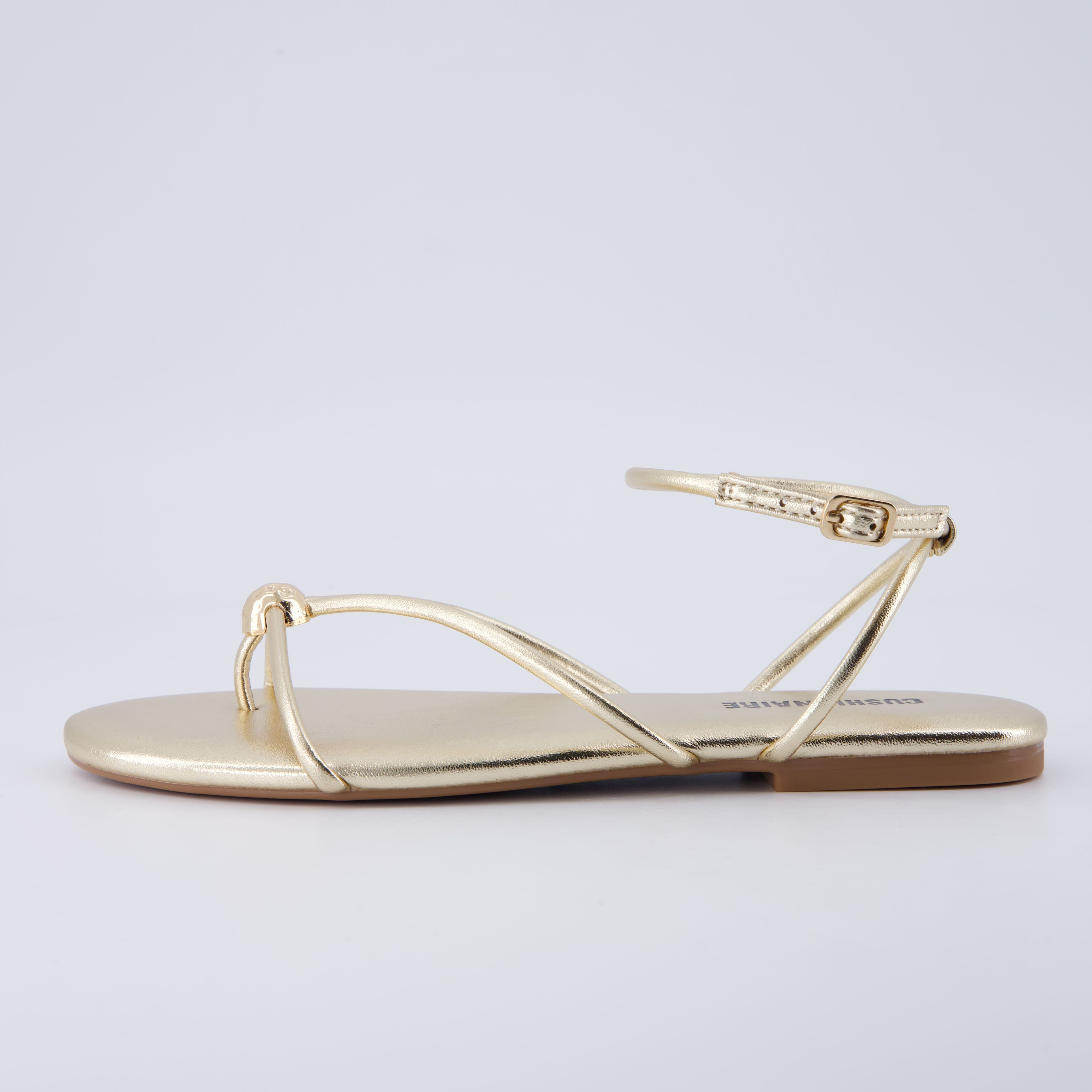 Tory Strappy Flat Sandals Chocolate Medium