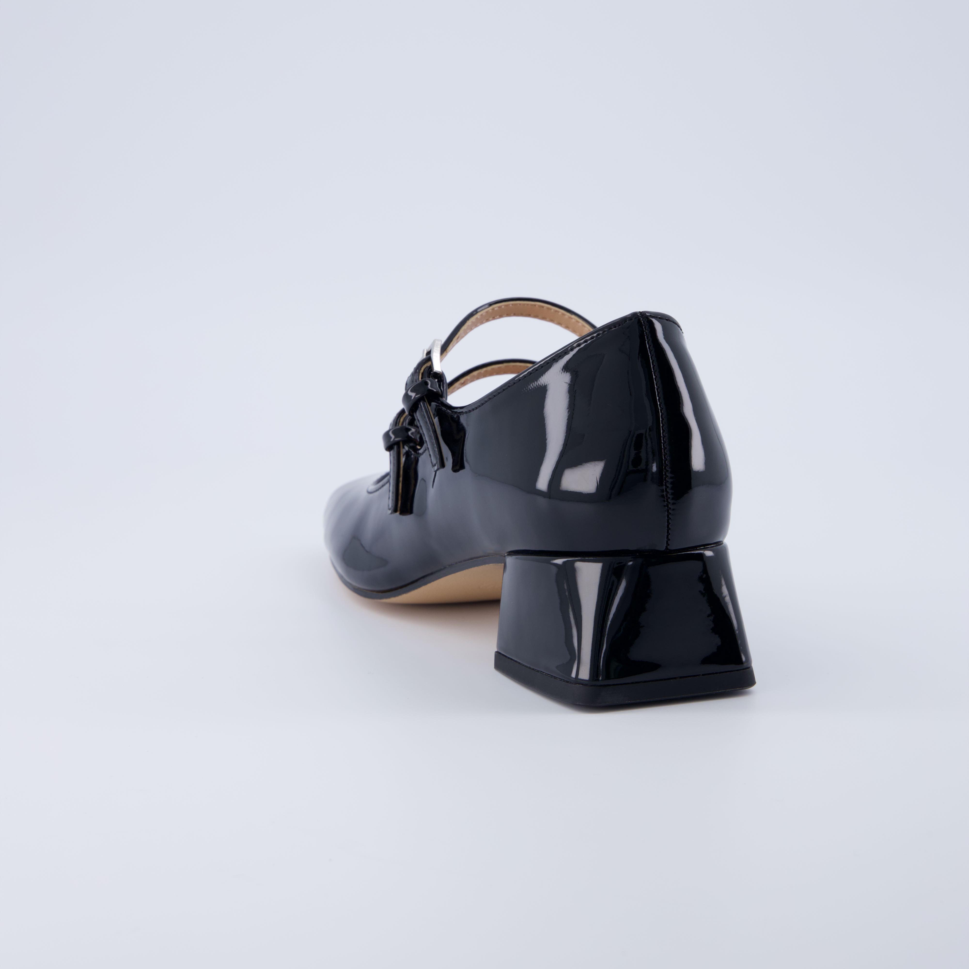 Twiggy Patent Mary Jane Black