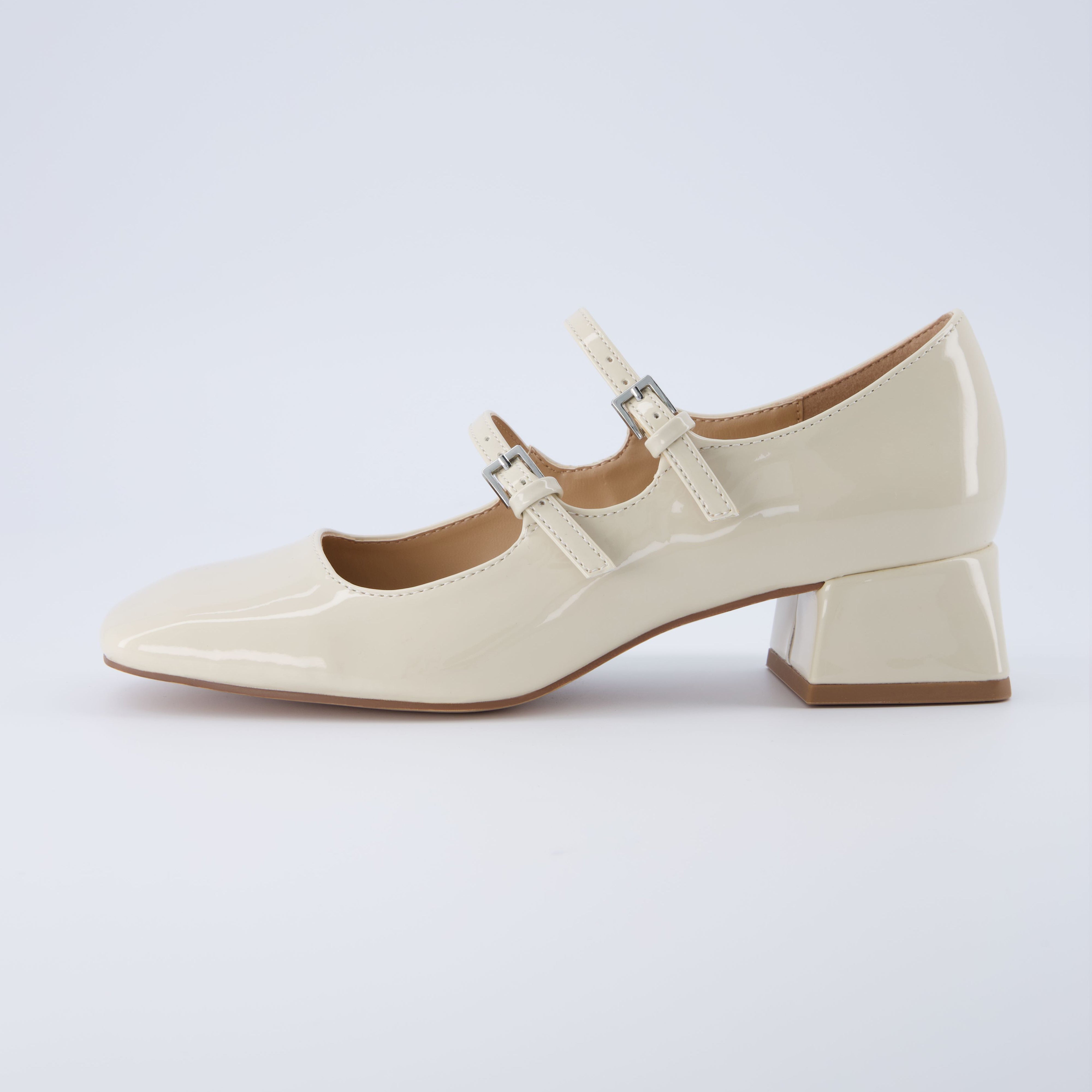 Twiggy Patent Mary Jane Cream