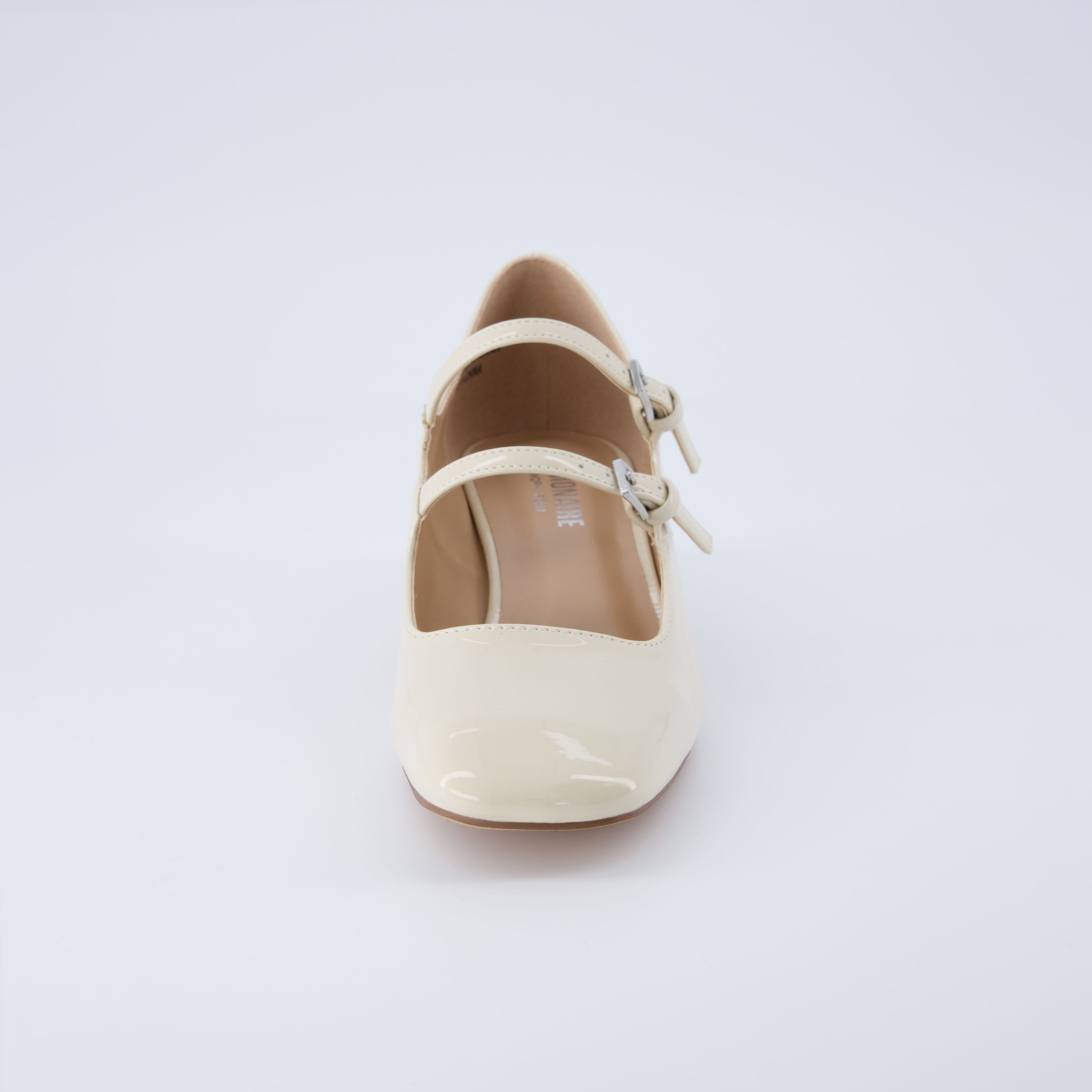 Twiggy Patent Mary Jane Cream