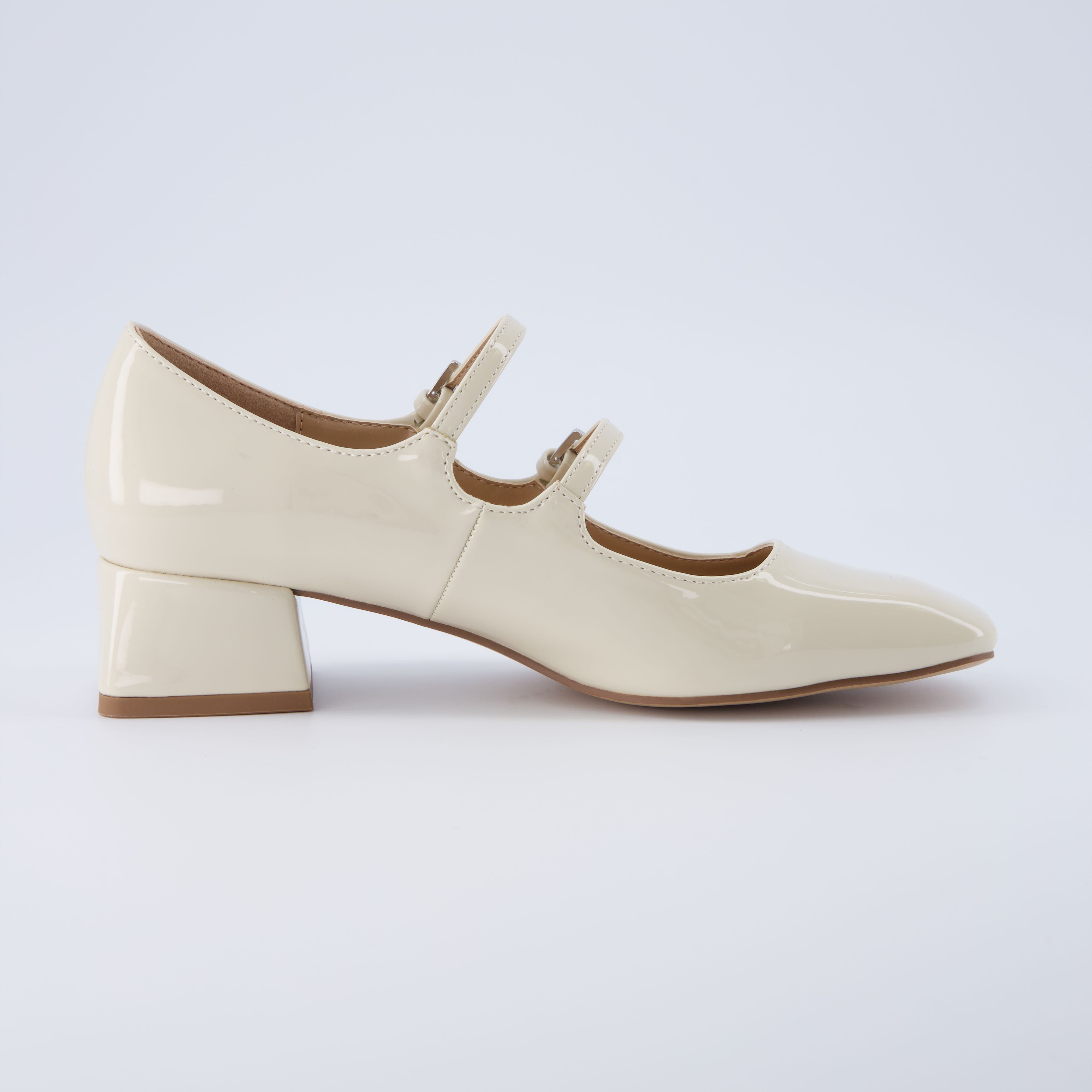 Twiggy Patent Mary Jane Cream