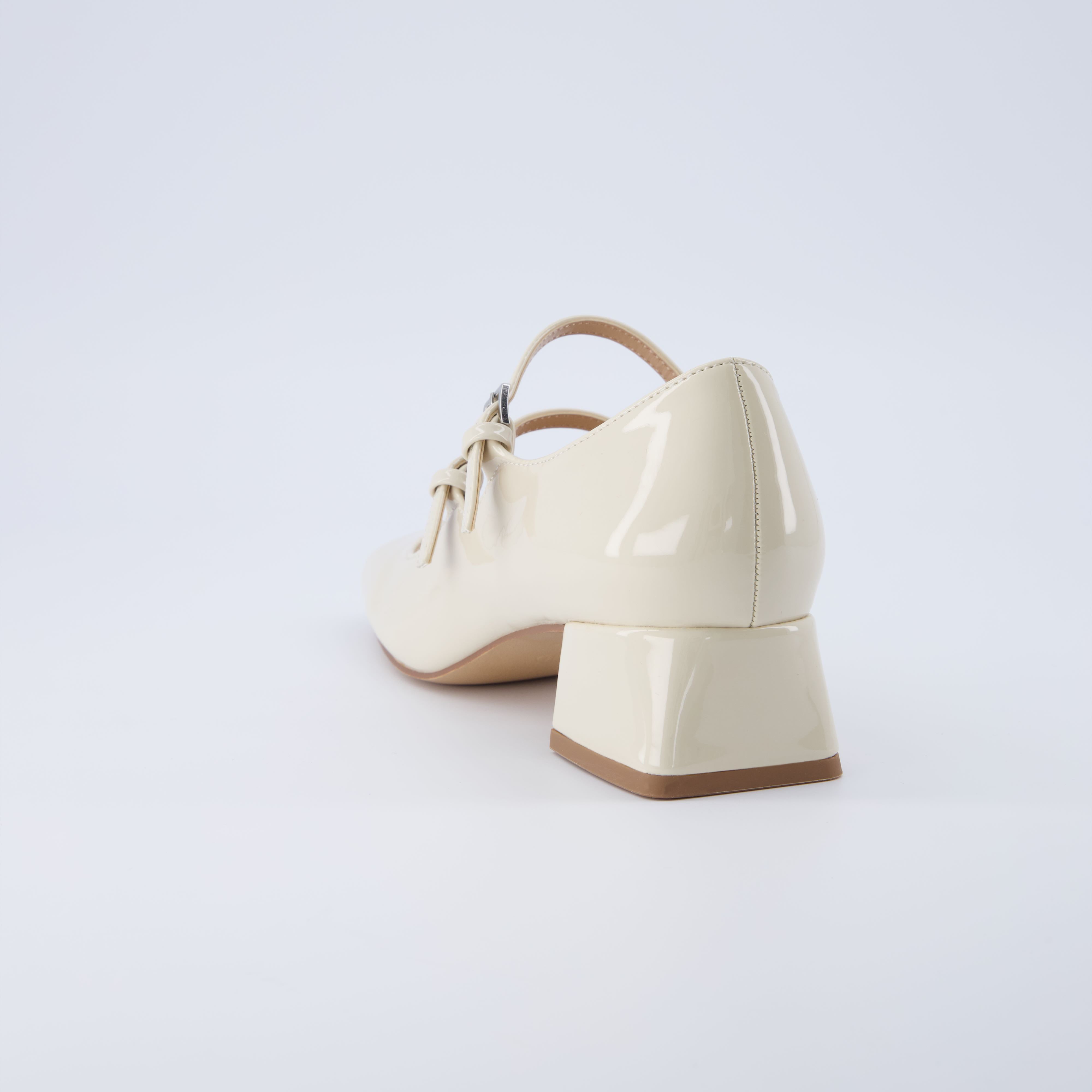 Twiggy Patent Mary Jane Cream
