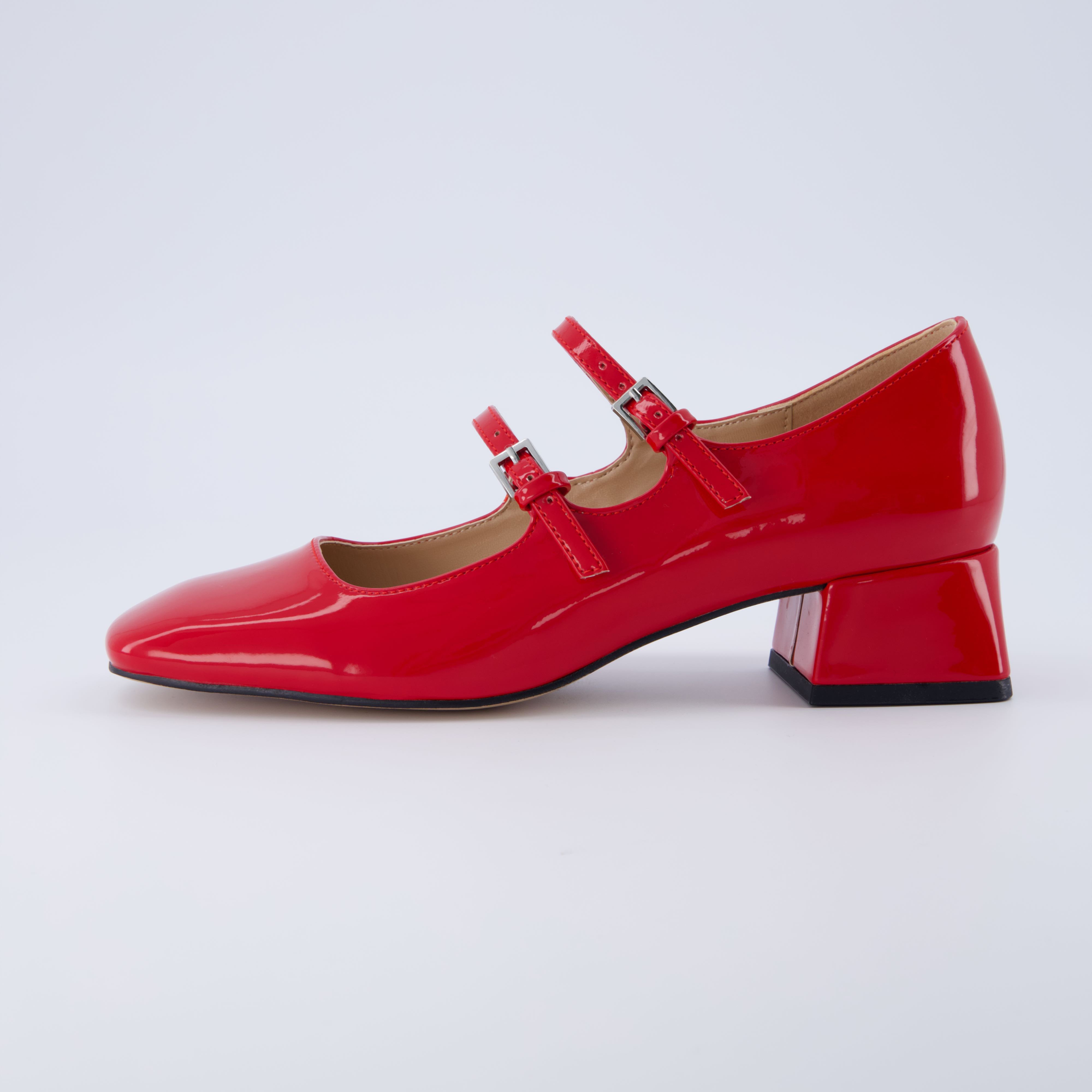 Twiggy Patent Mary Jane Red