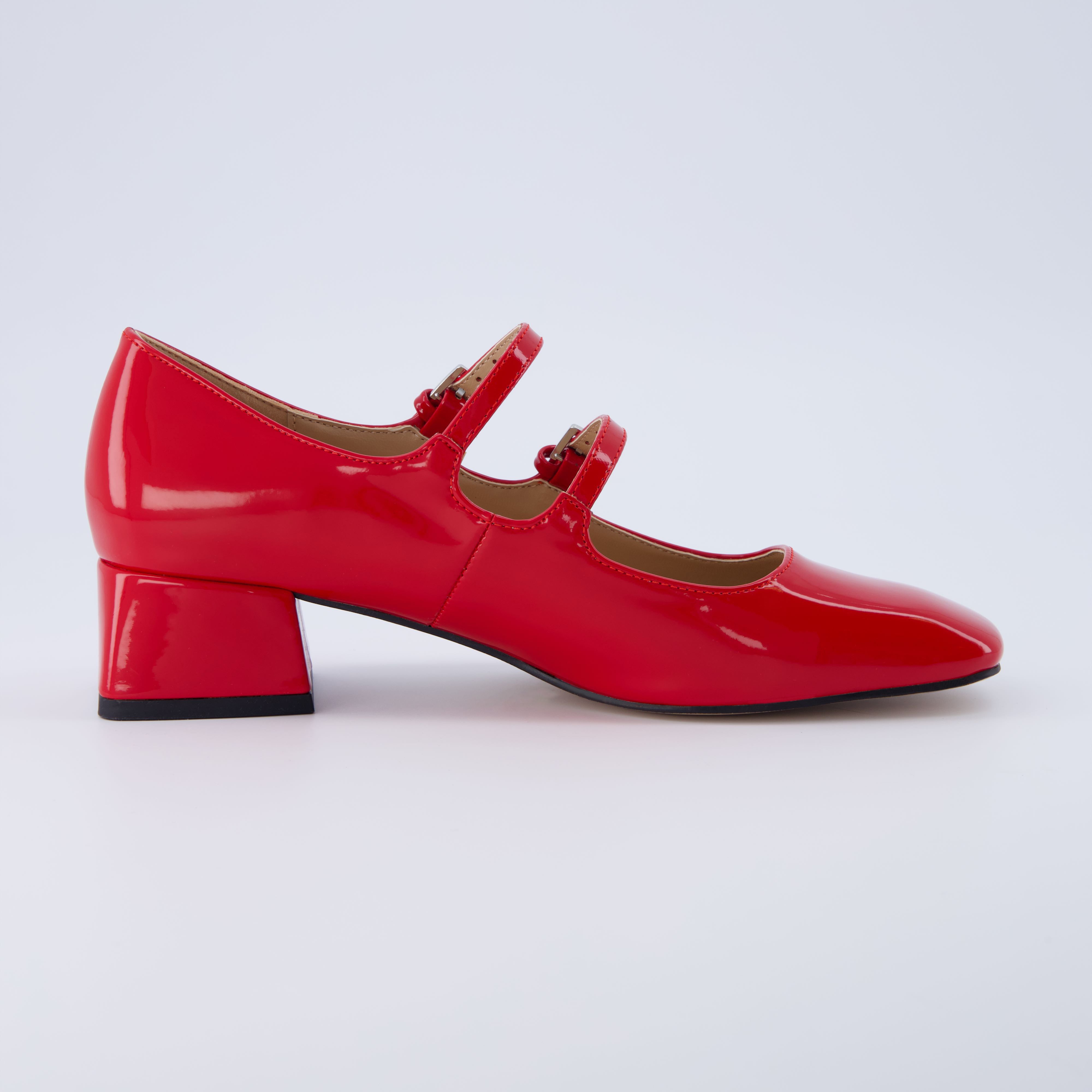 Twiggy Patent Mary Jane Red