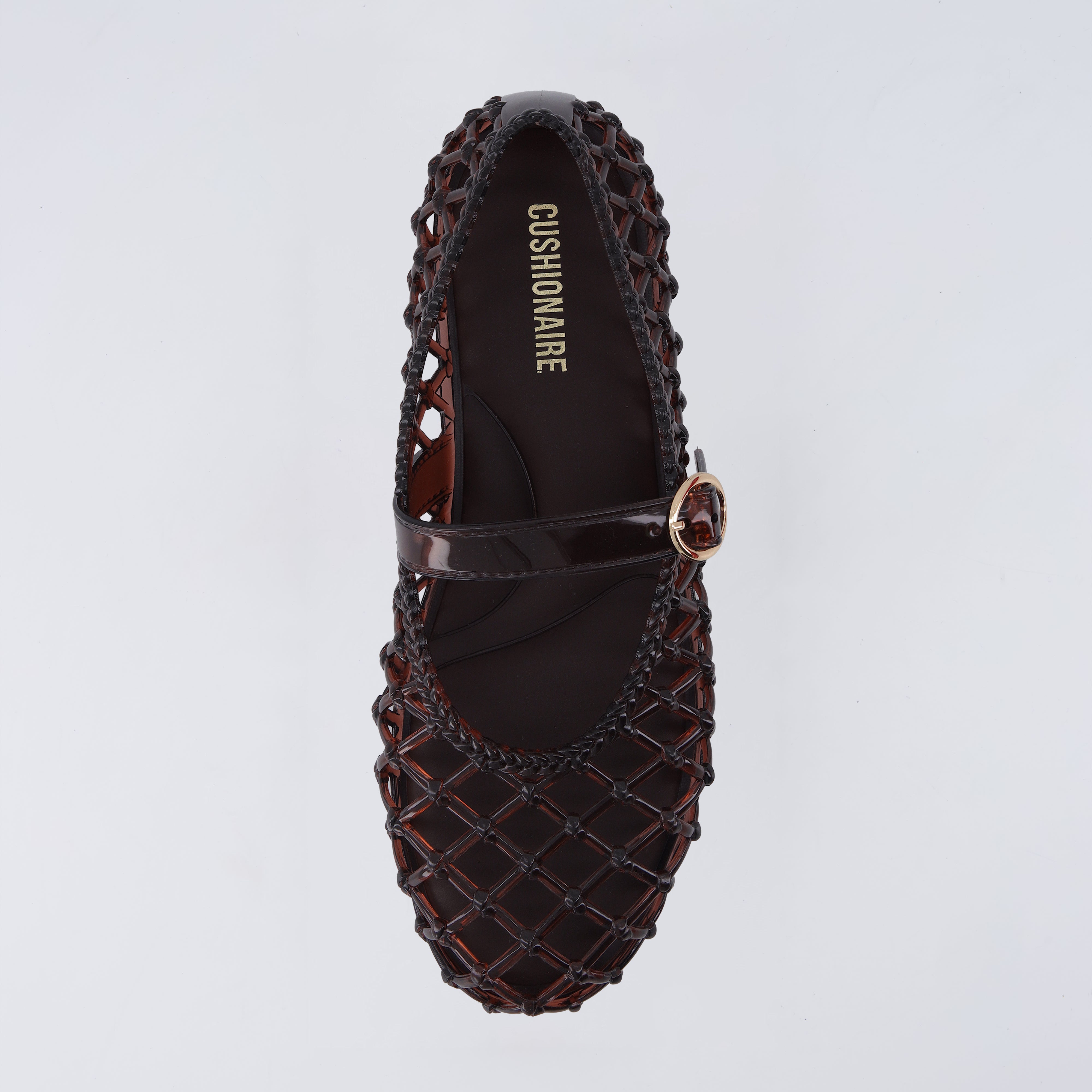 Twist Mary Jane Jelly Flats