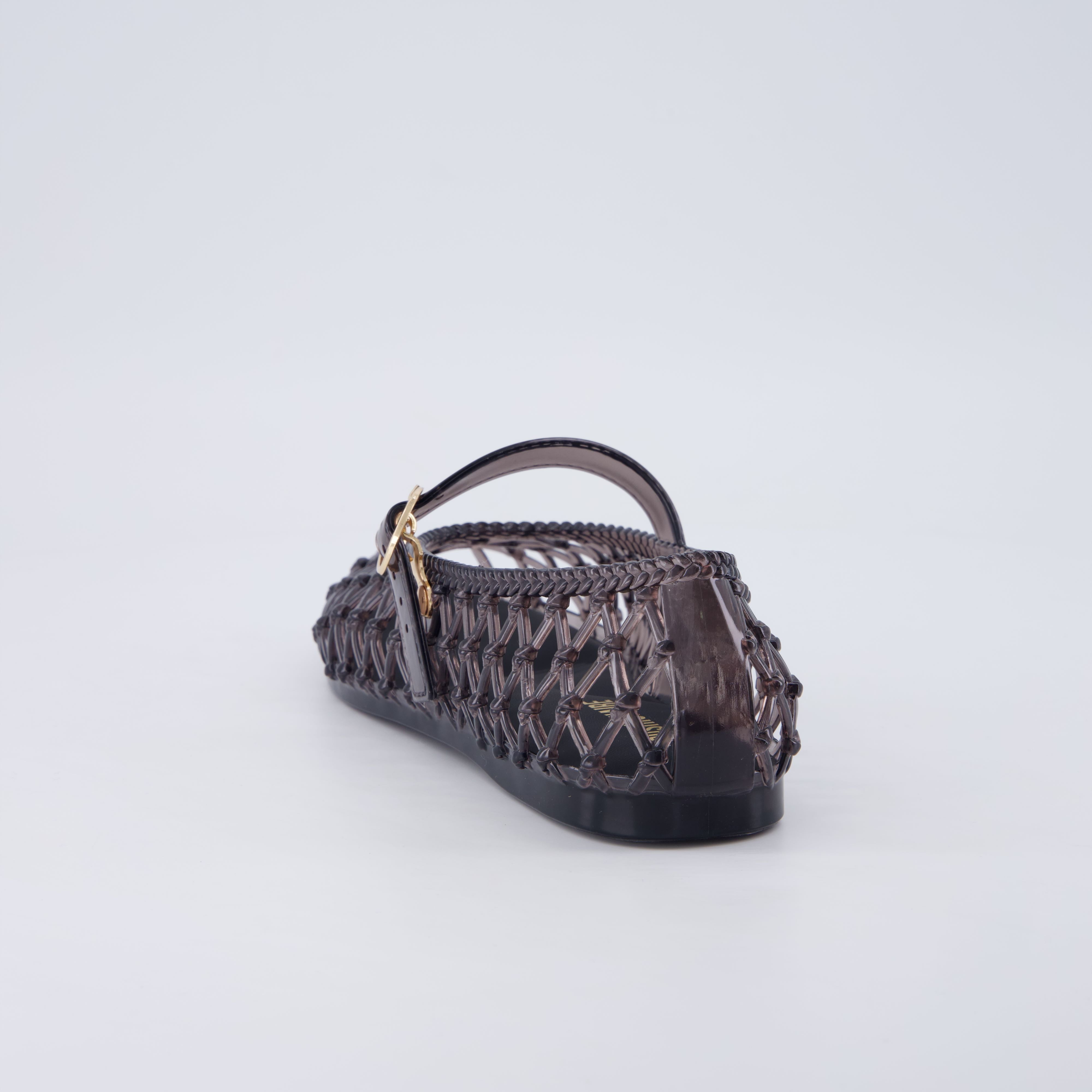 Twist Mary Jane Jelly Flats