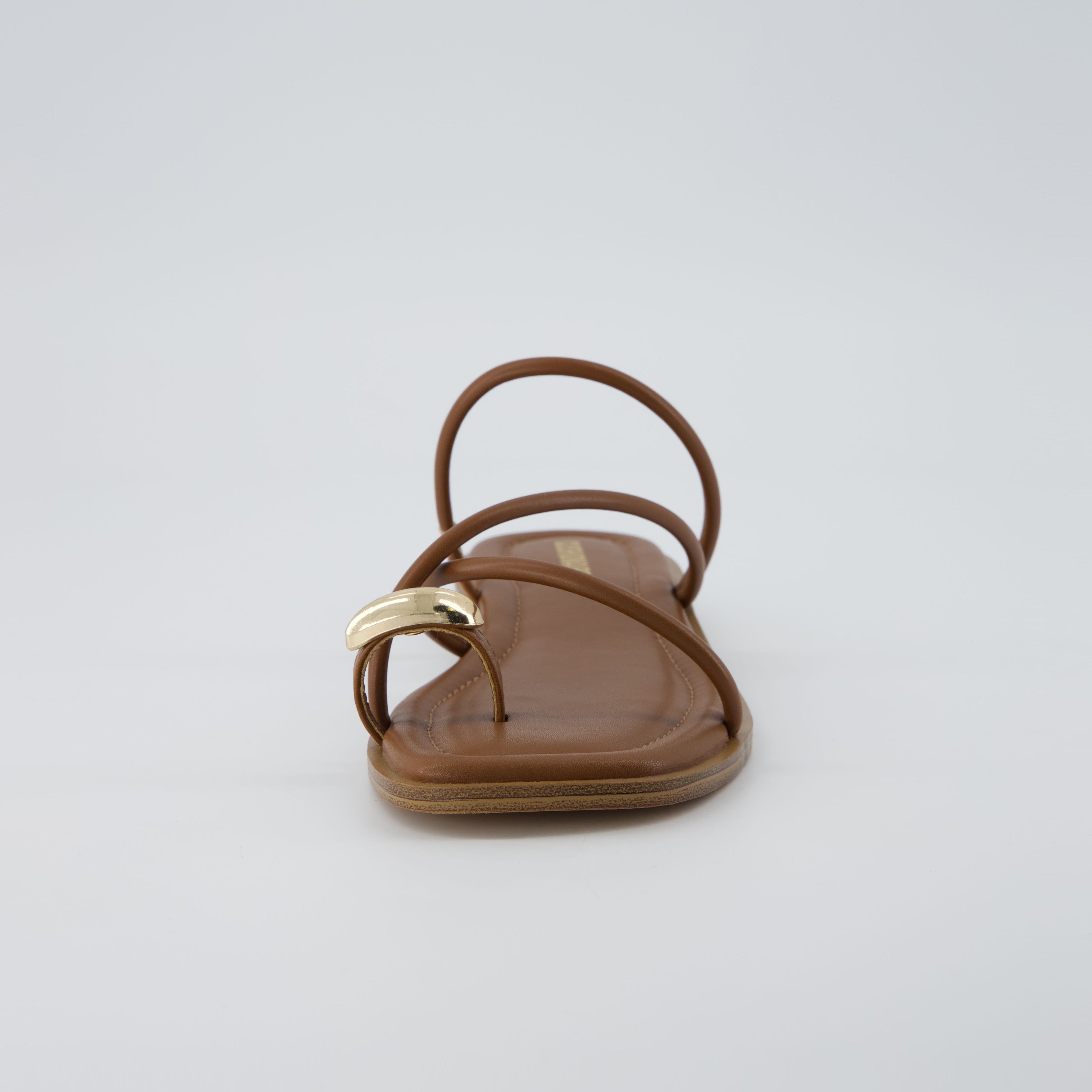 Venue Strappy Sandals Cognac