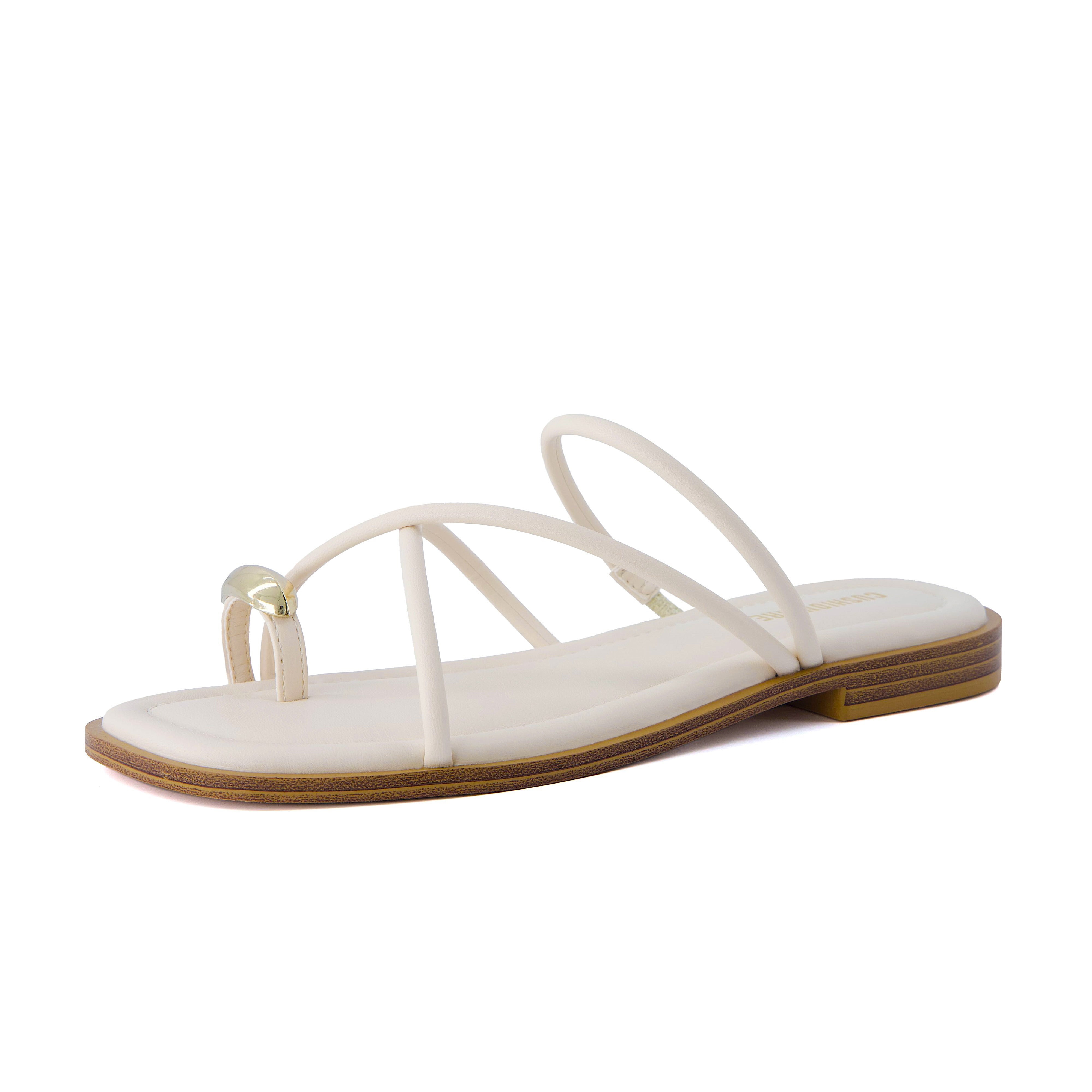 Venue Strappy Sandals Cream