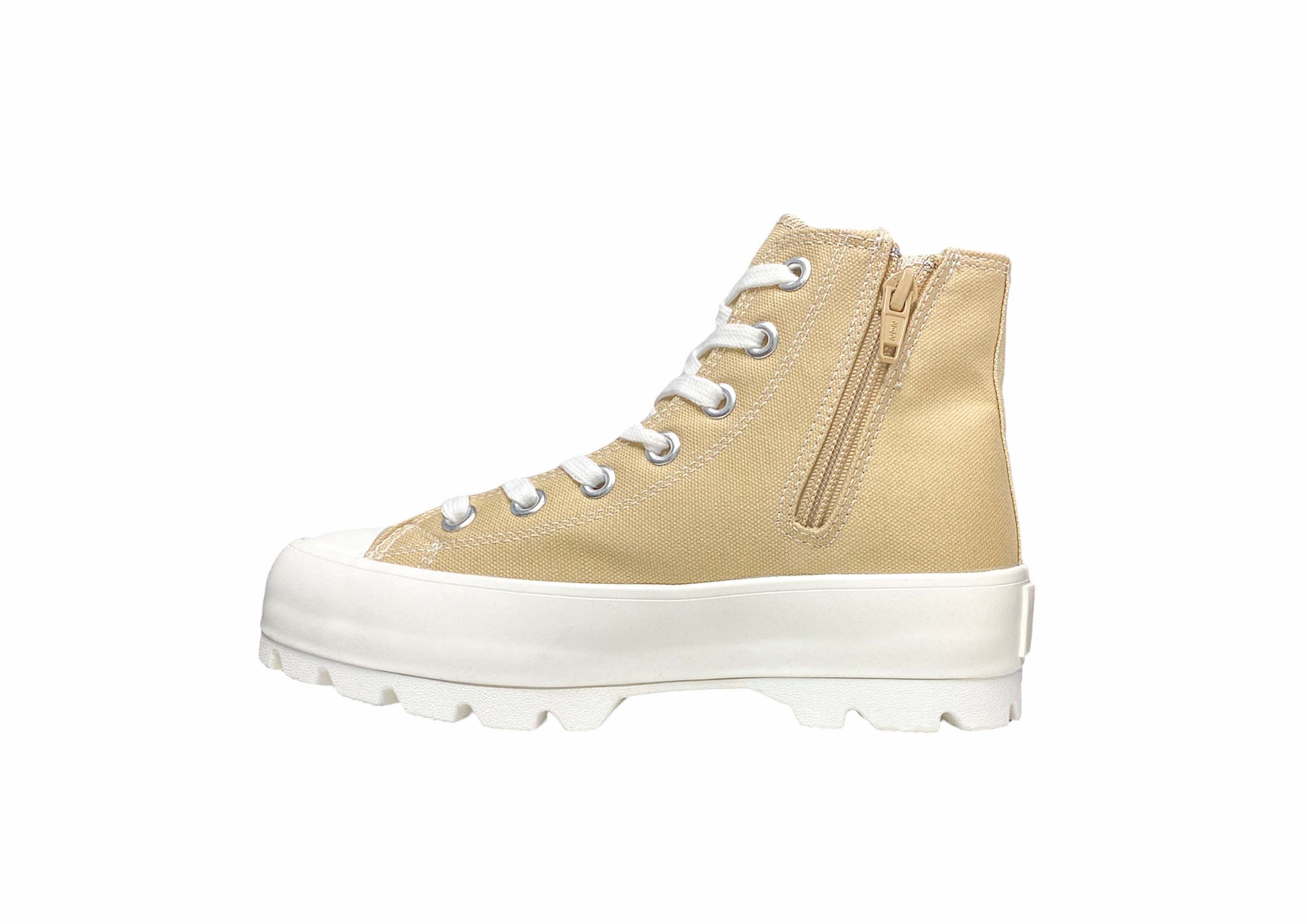 Vespa Lug Canvas Sneaker Beige